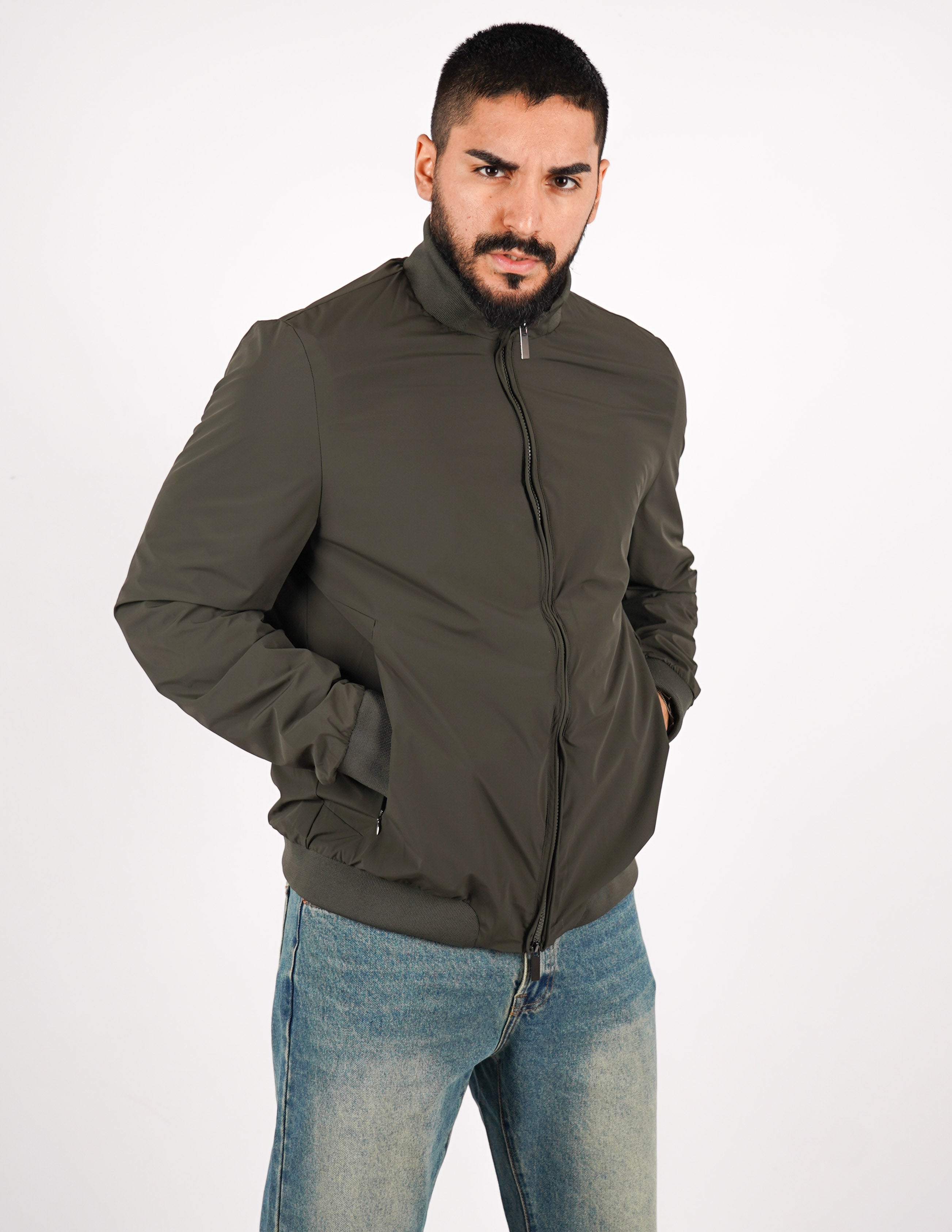 GIUBBINO IN TESSUTO LEGGERO "NO STIRO"