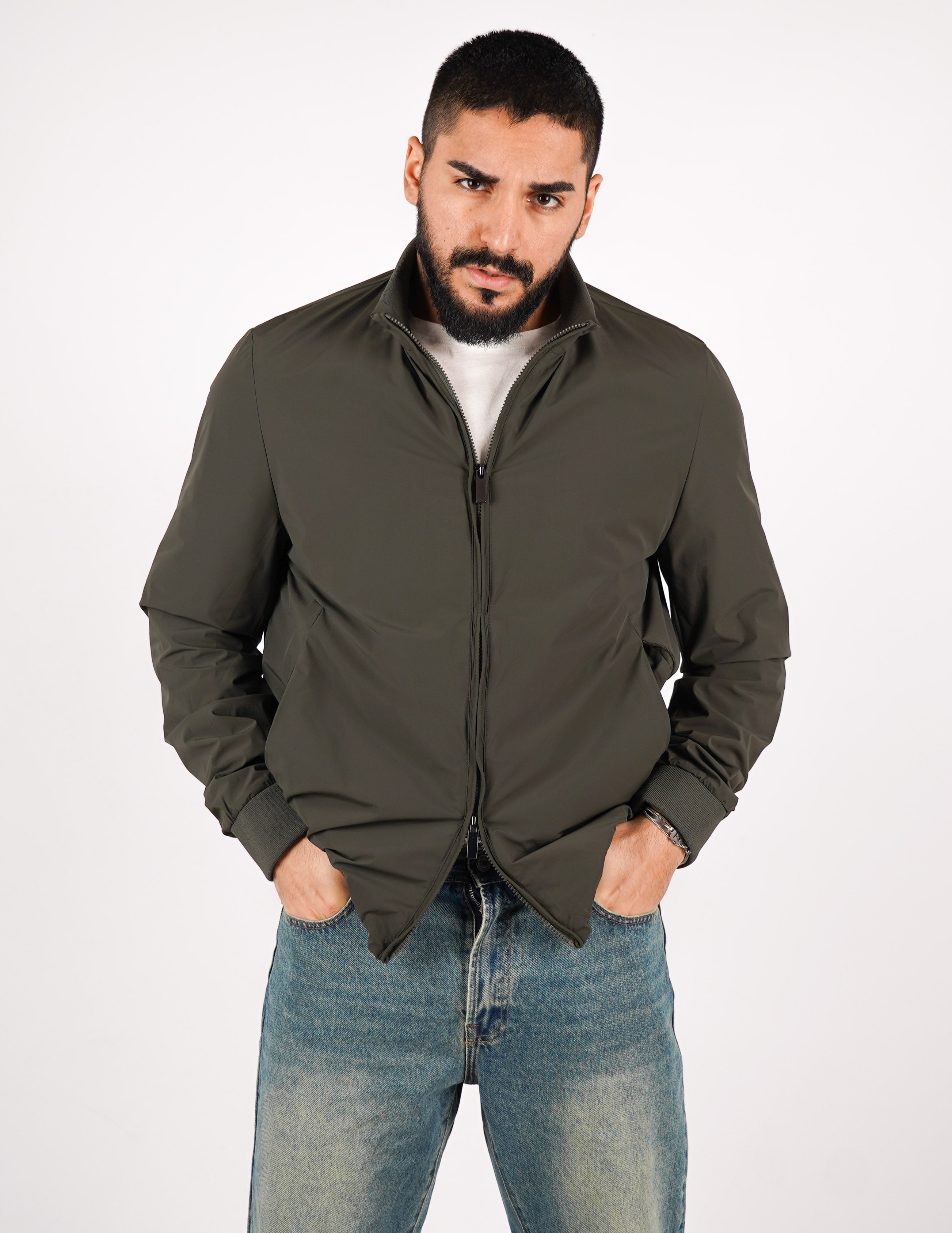 GIUBBINO IN TESSUTO LEGGERO "NO STIRO"