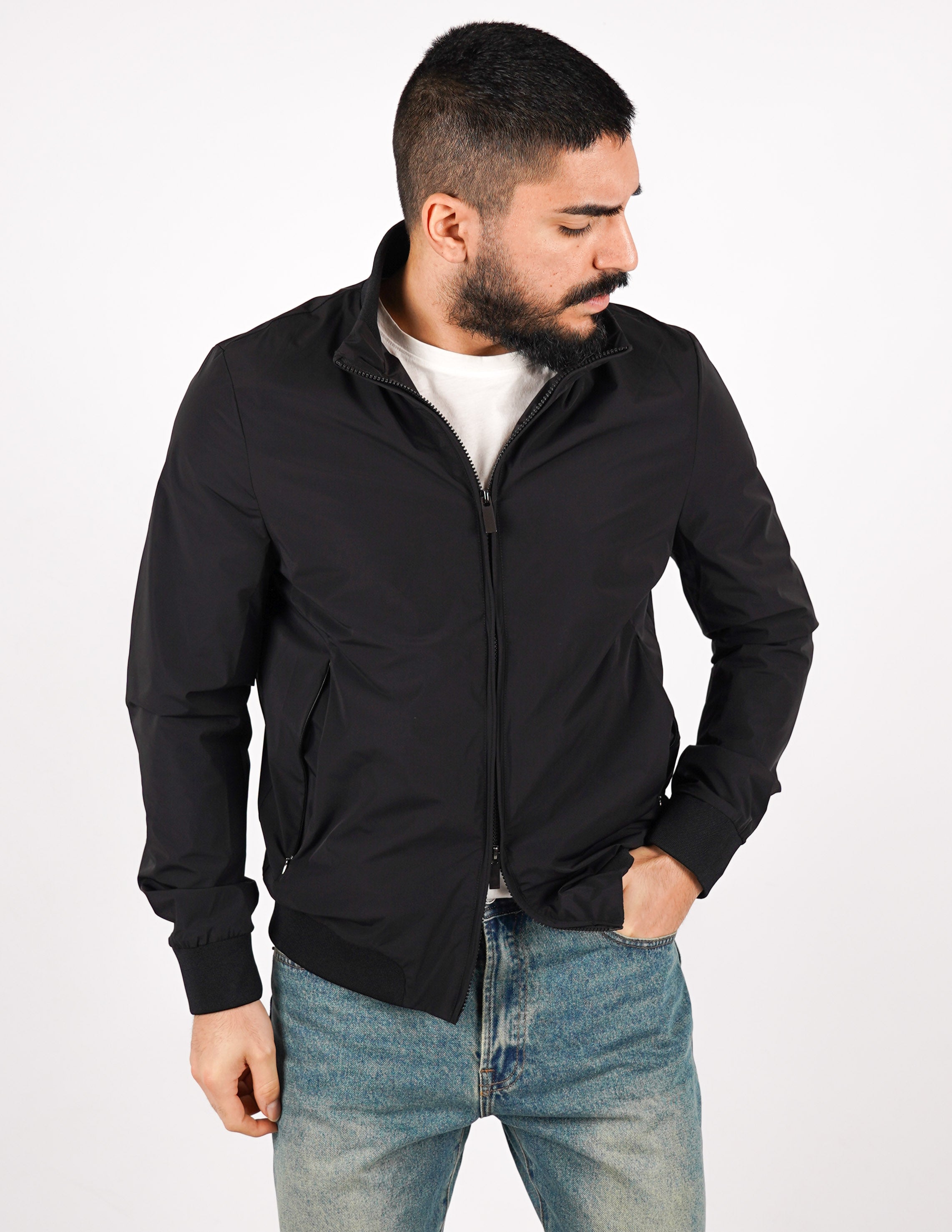 GIUBBINO IN TESSUTO LEGGERO "NO STIRO"