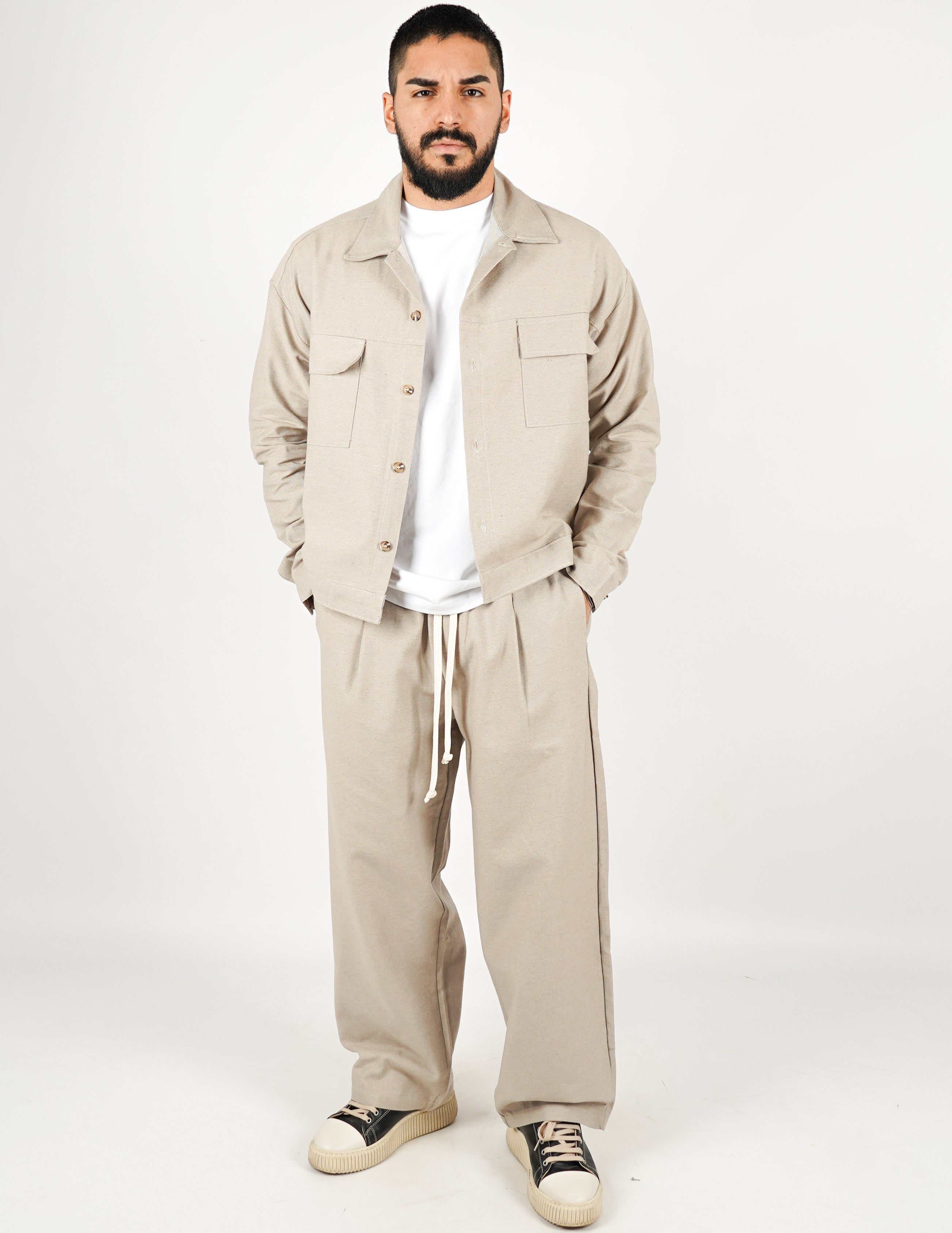 COORDINATO BAGGY CAMICIA+PANTALONE