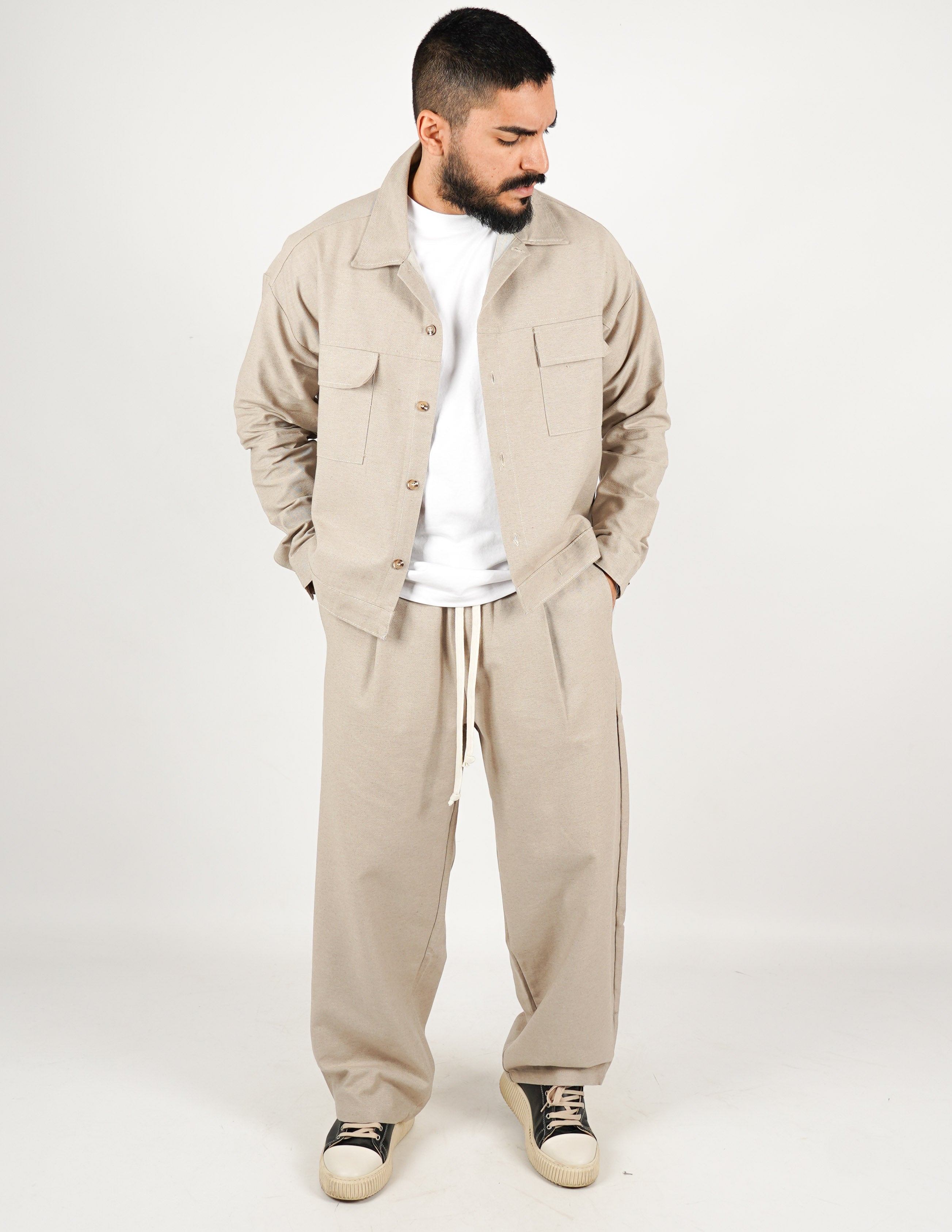 COORDINATO BAGGY CAMICIA+PANTALONE