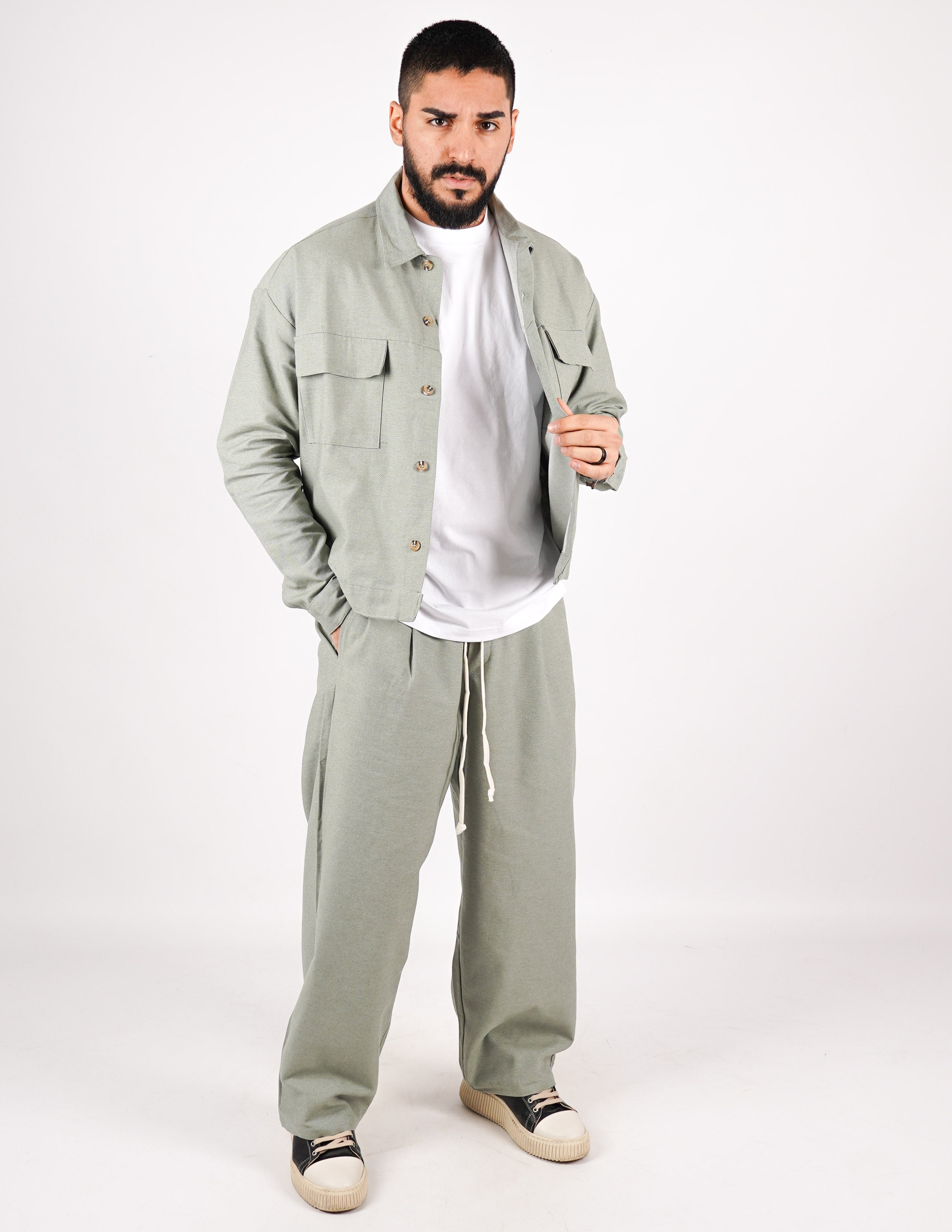 COORDINATO BAGGY CAMICIA+PANTALONE