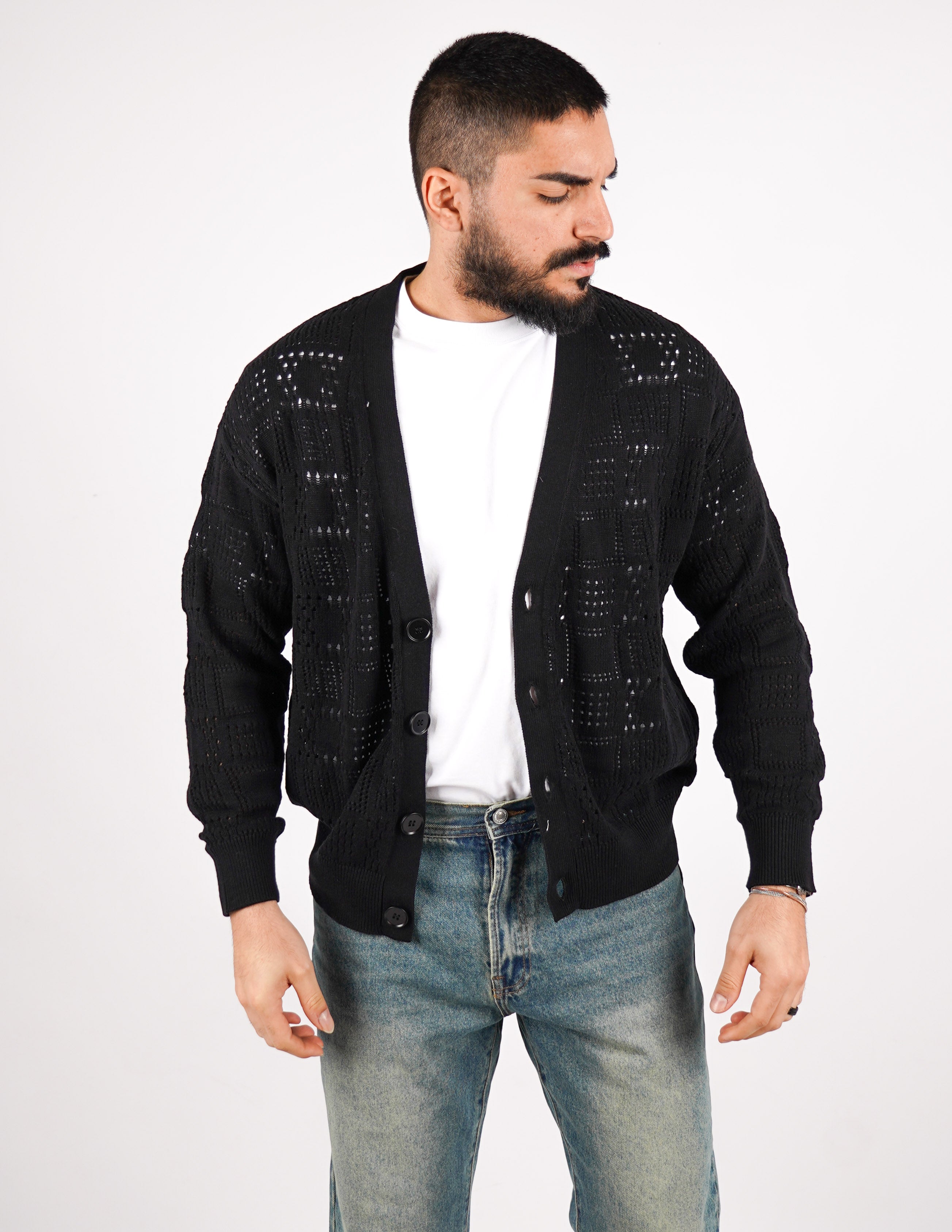 CARDIGAN STRUTTURATO CON RICAMO