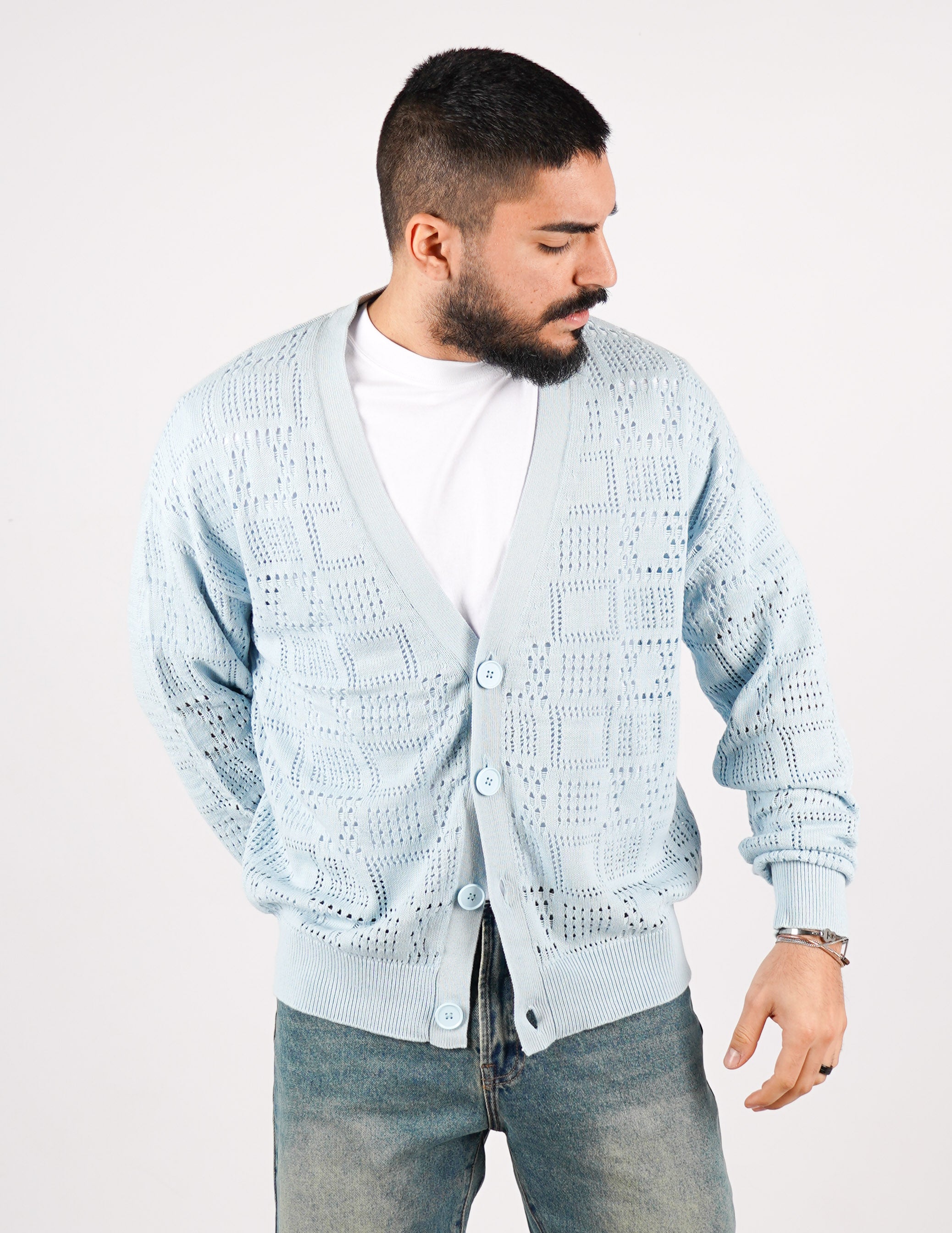 CARDIGAN STRUTTURATO CON RICAMO