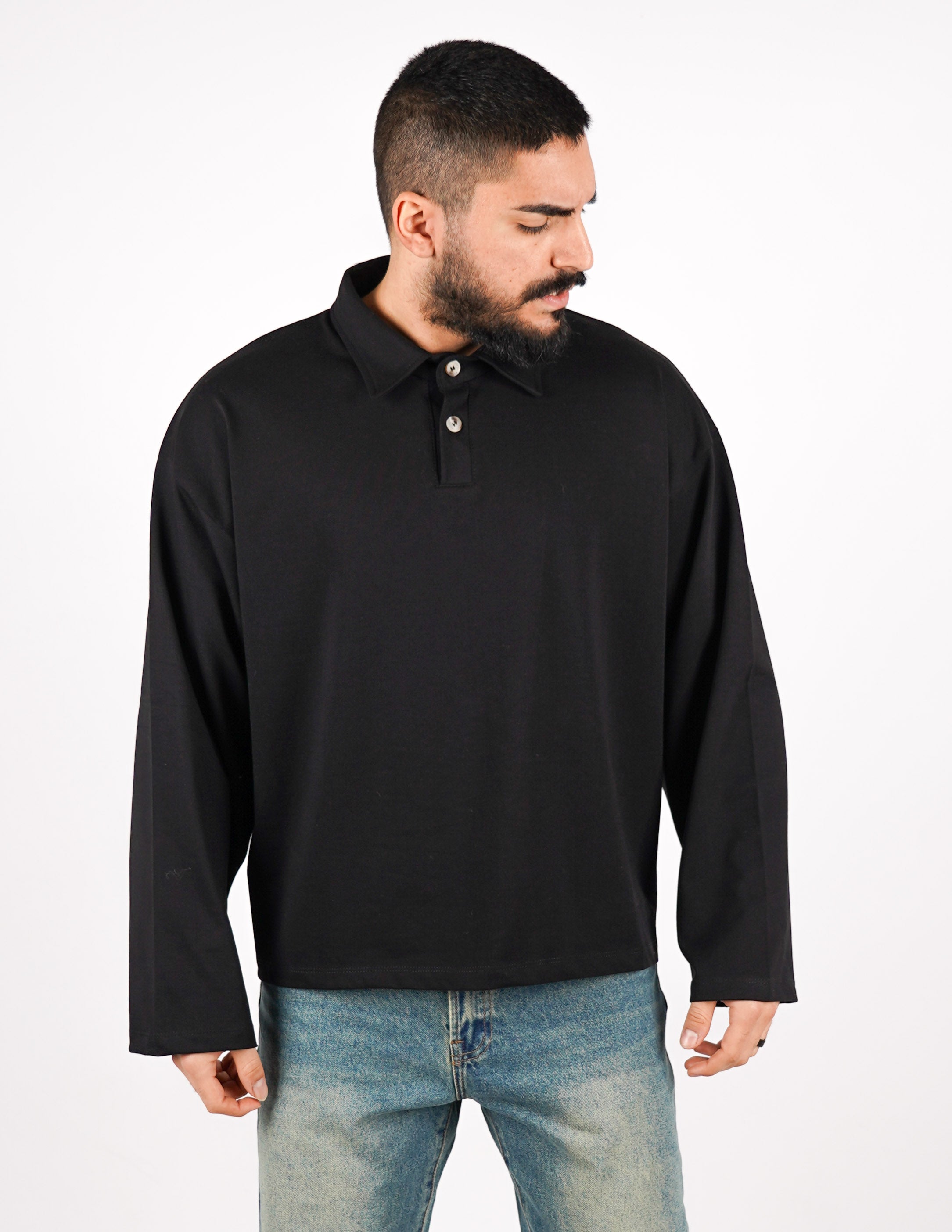 POLO OVERSIZE IN COTONE
