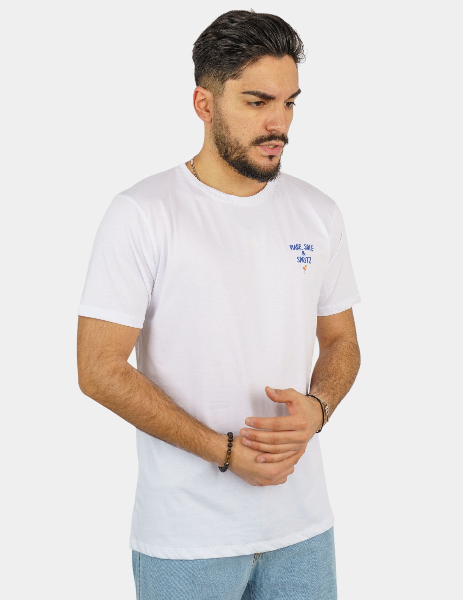 t-shirt in cotone con stampa