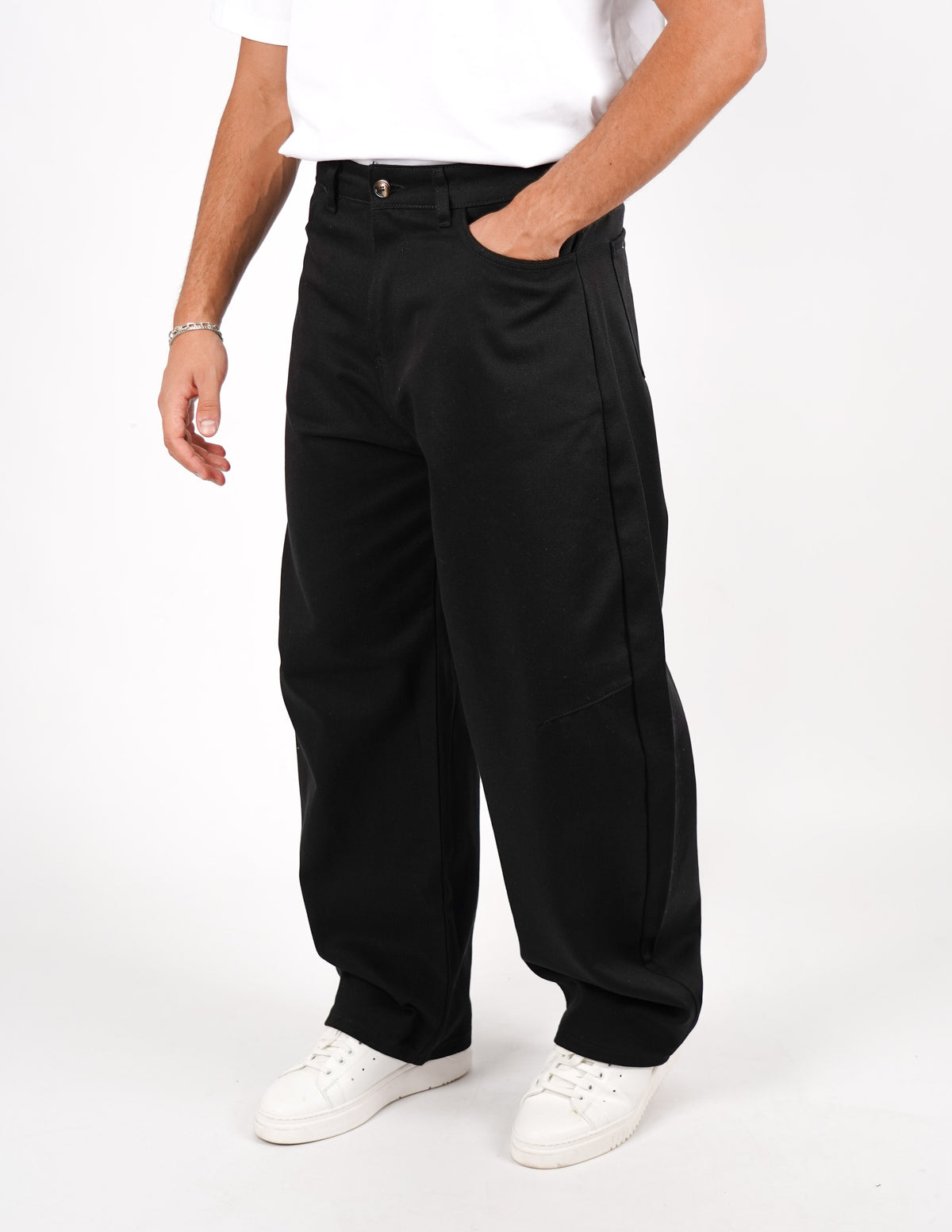 pantalone cinque tasche balloon fit