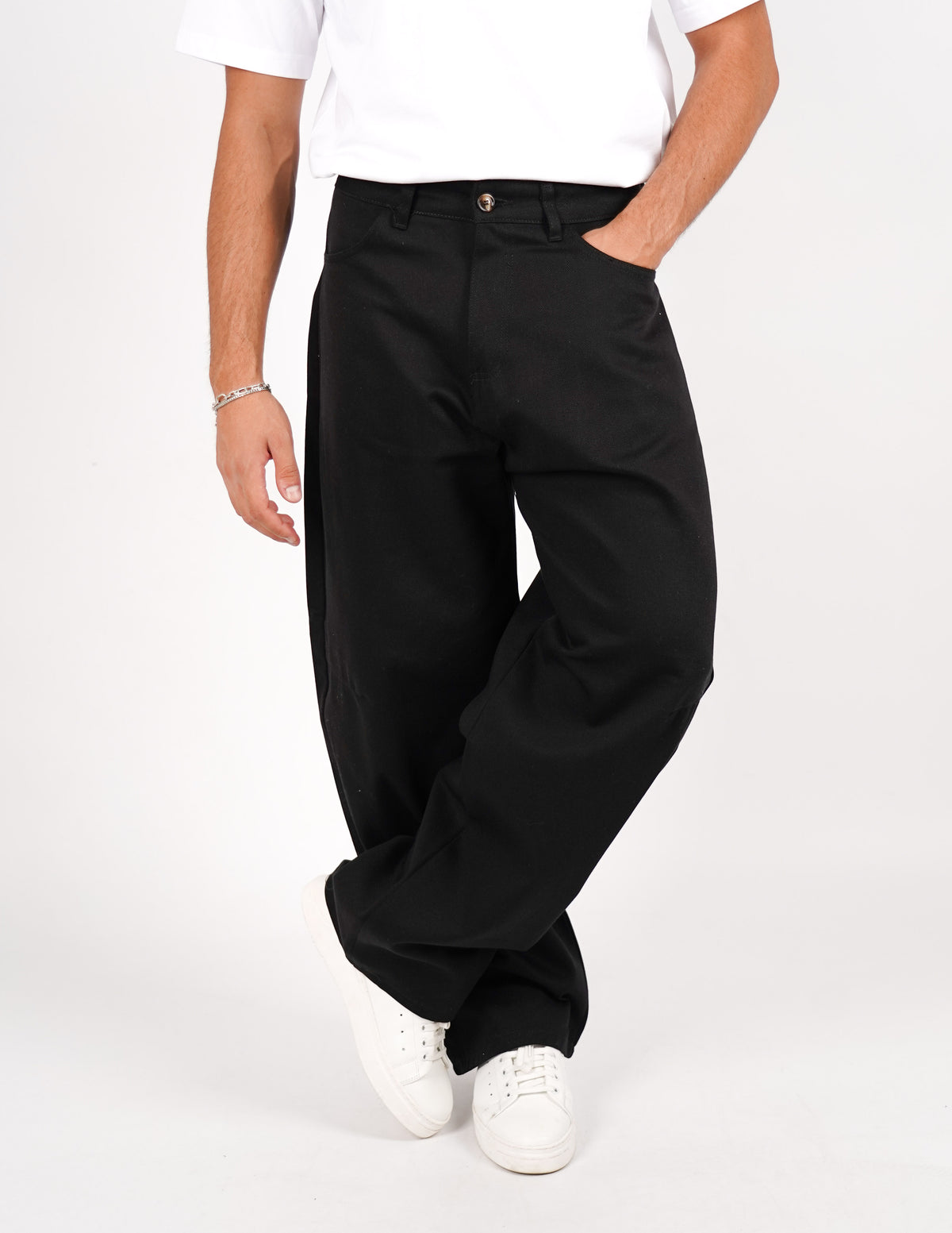 pantalone cinque tasche balloon fit