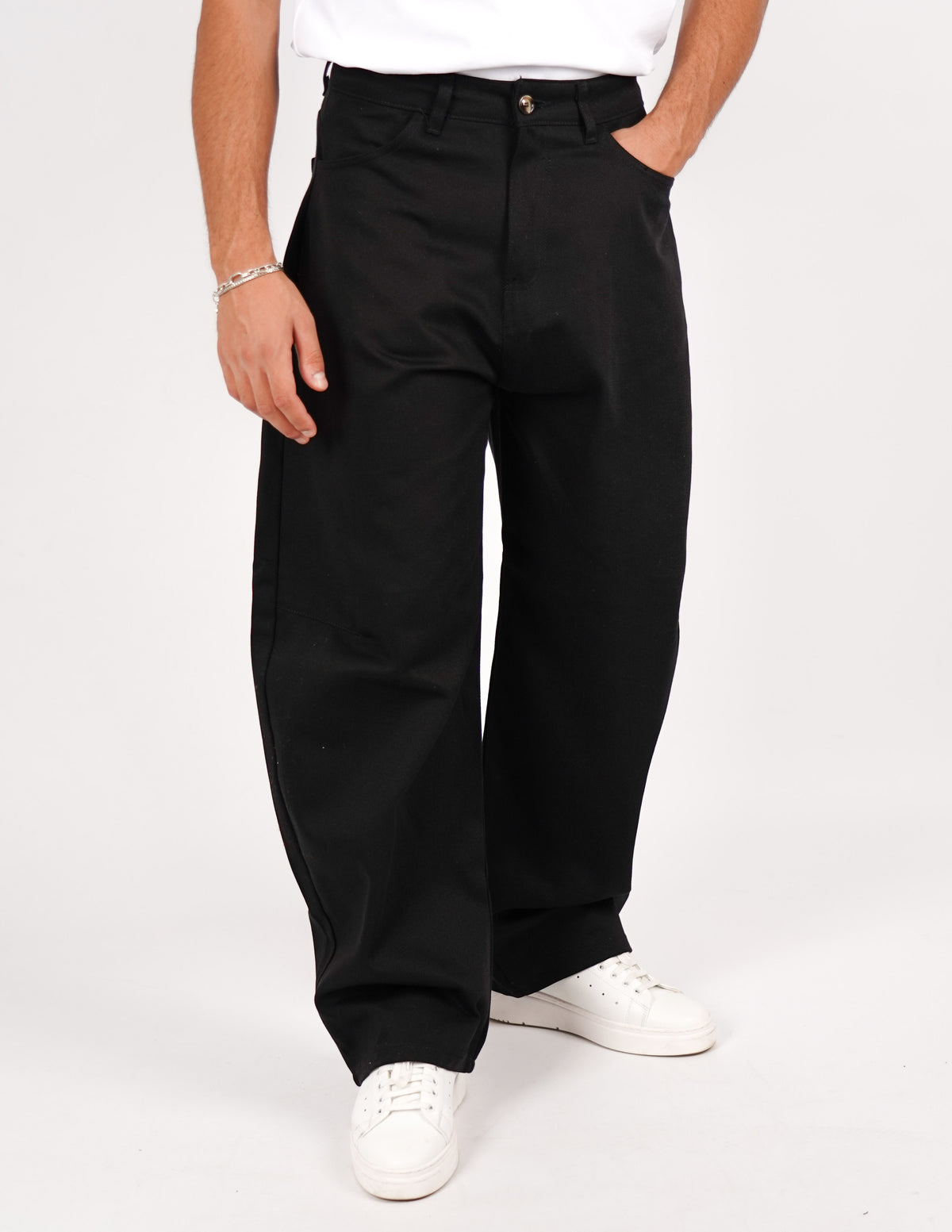pantalone cinque tasche balloon fit
