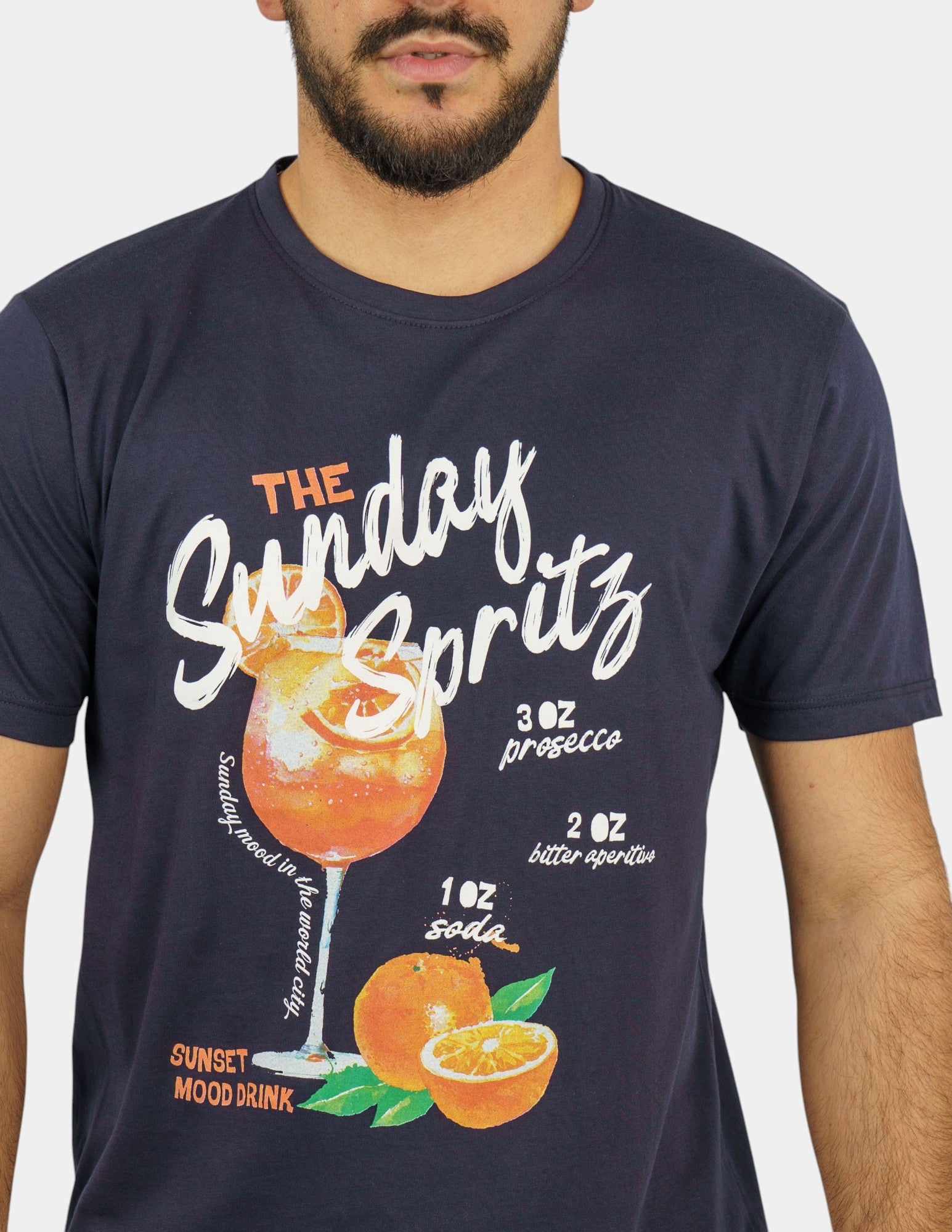 t-shirt in cotone con stampa