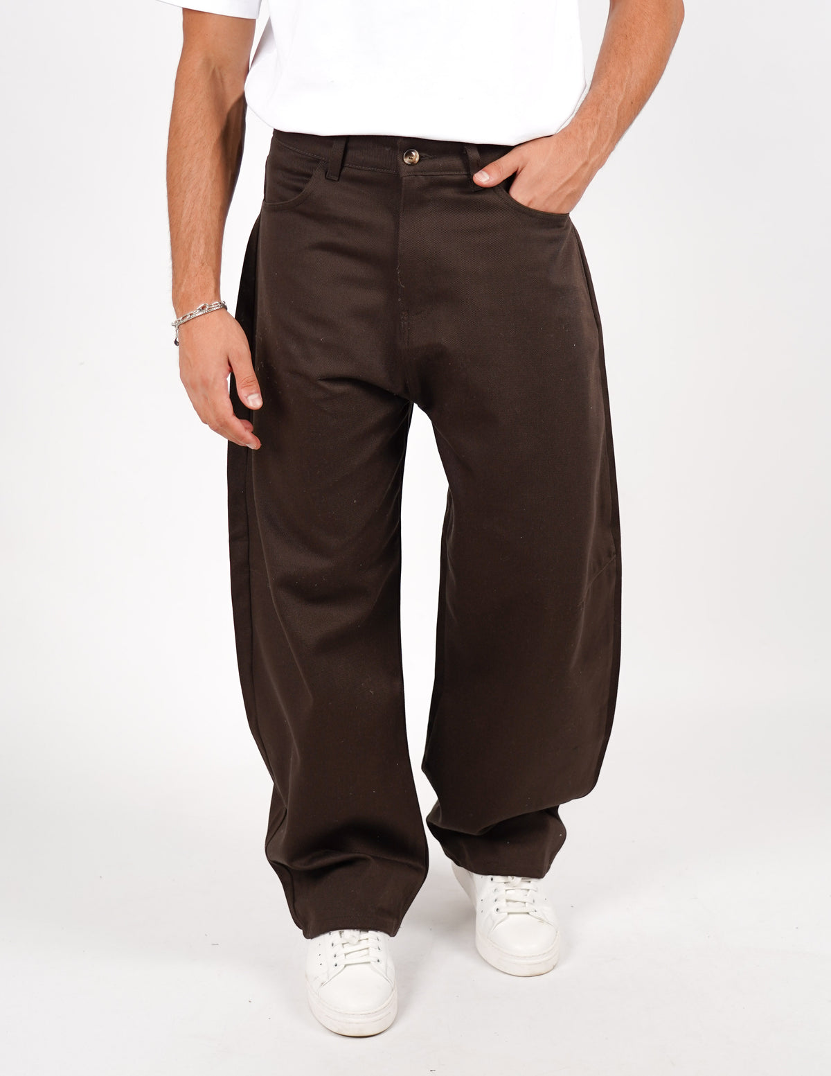 pantalone cinque tasche balloon fit