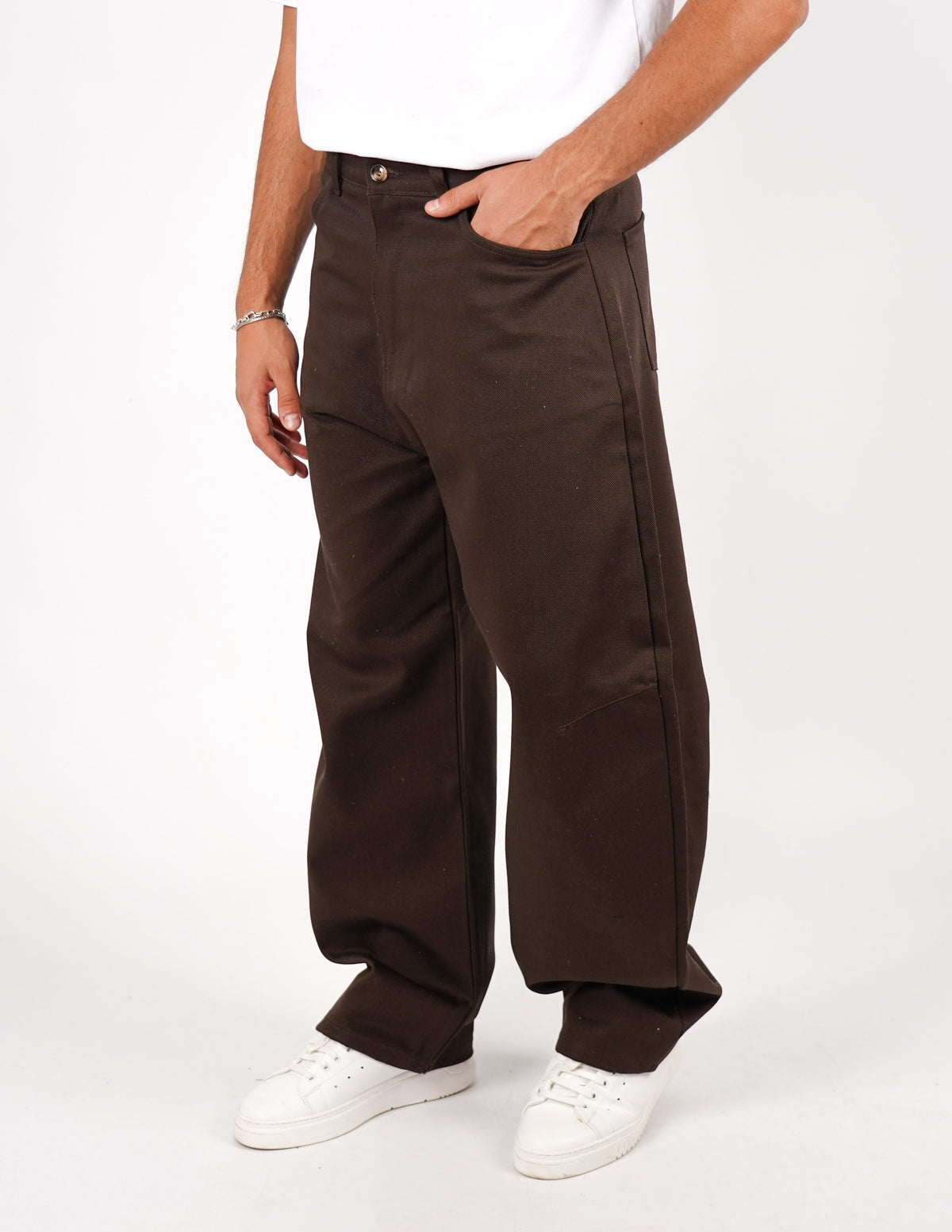 pantalone cinque tasche balloon fit