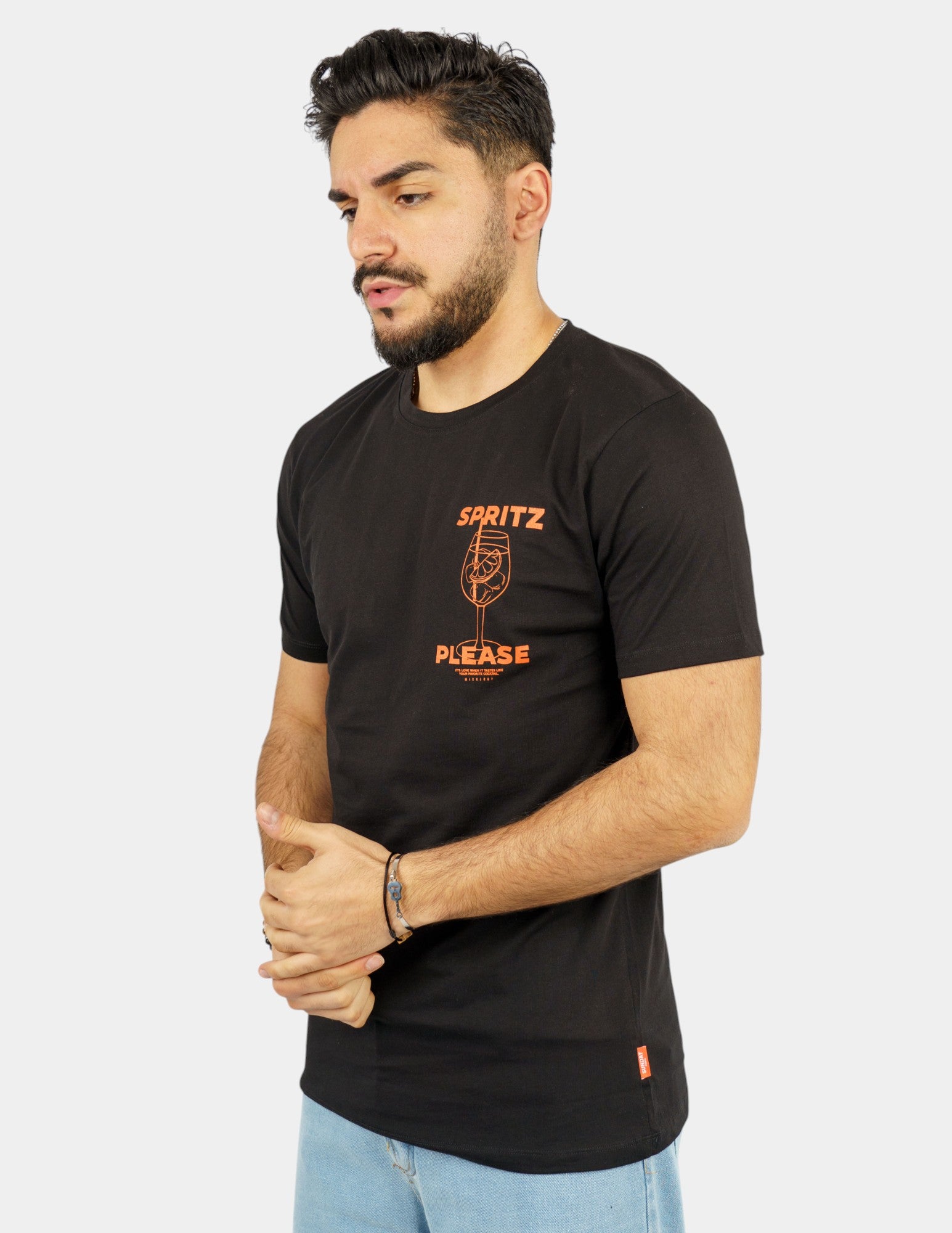 t-shirt in cotone con stampa