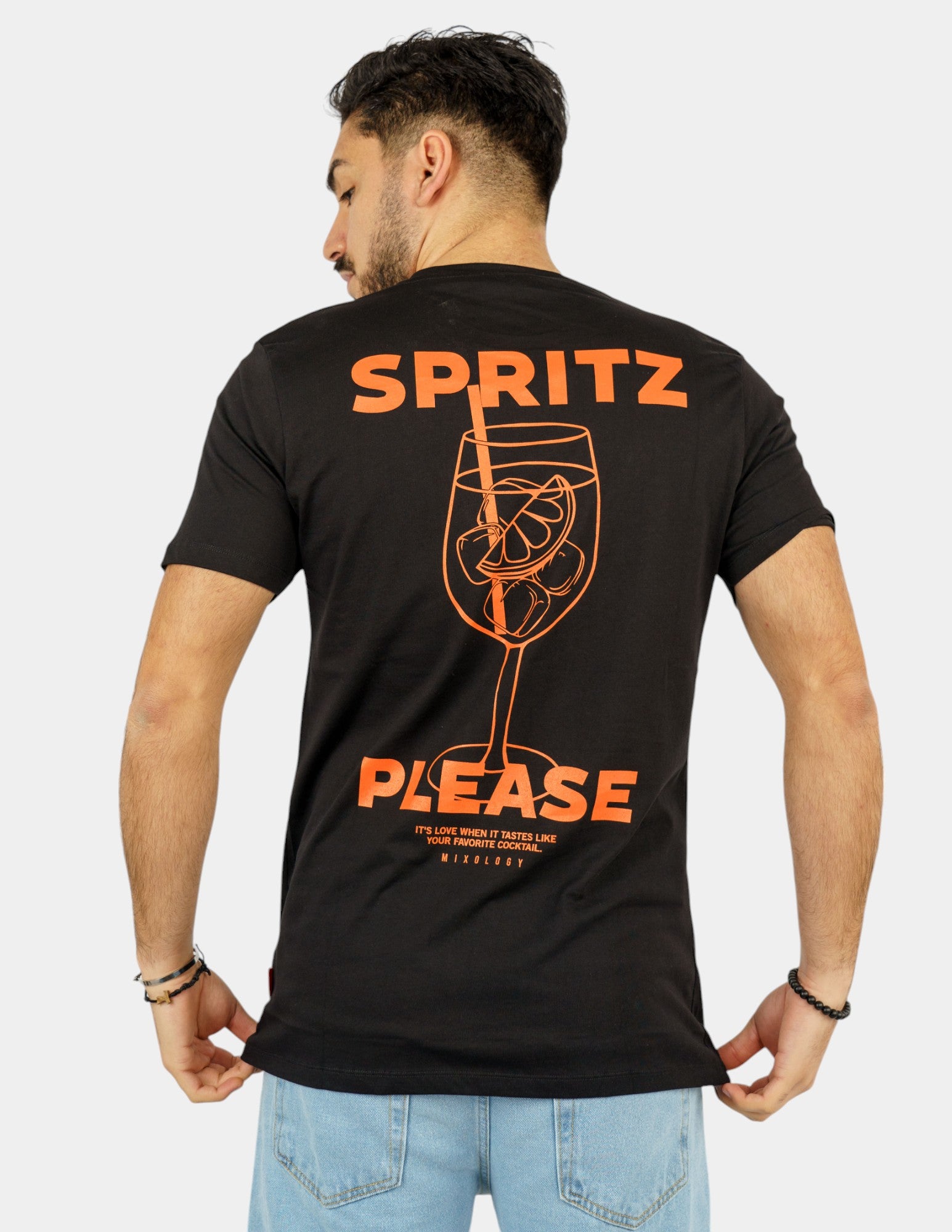 t-shirt in cotone con stampa