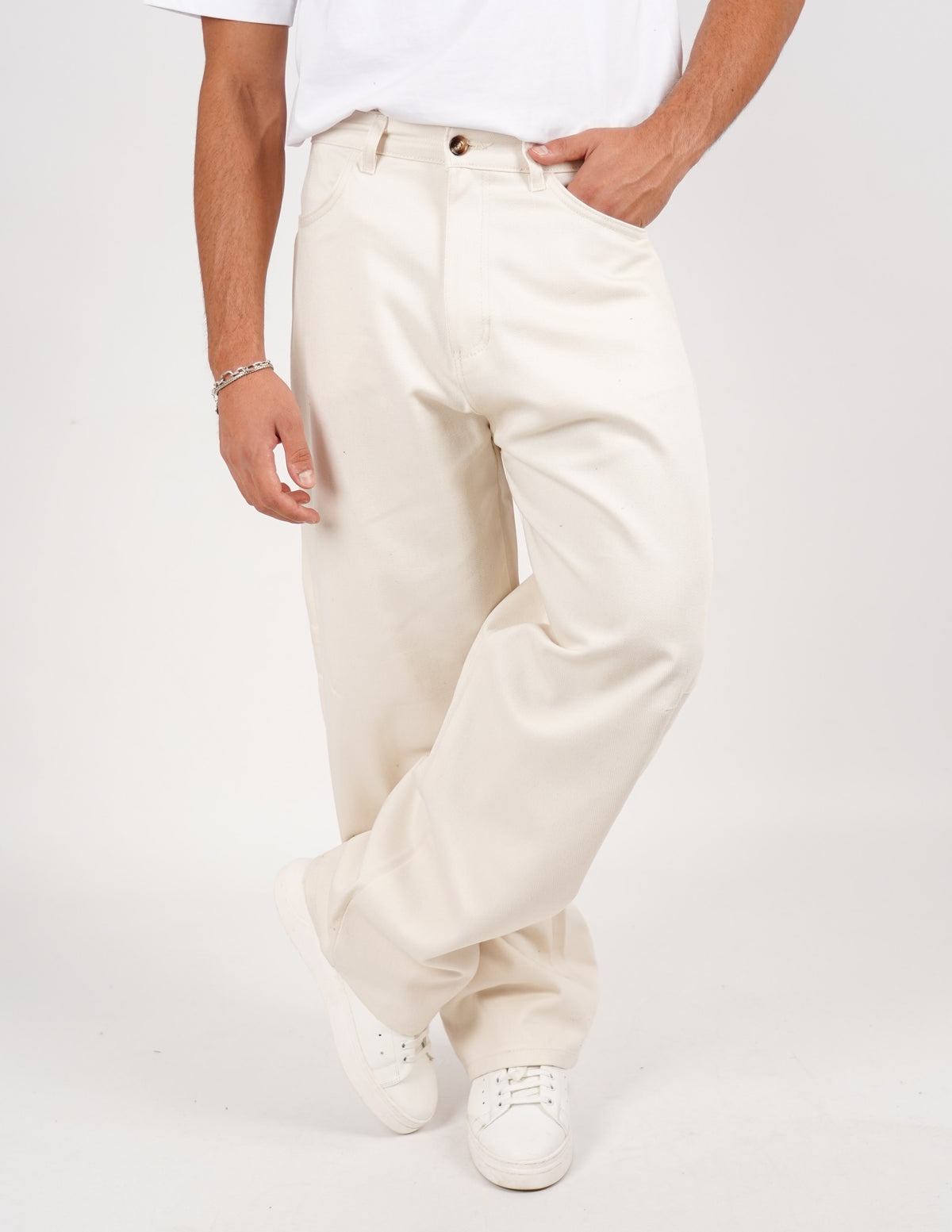 pantalone cinque tasche balloon fit