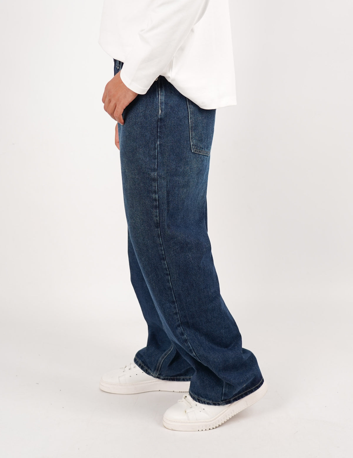 JEANS BAGGY TINTA UNITA