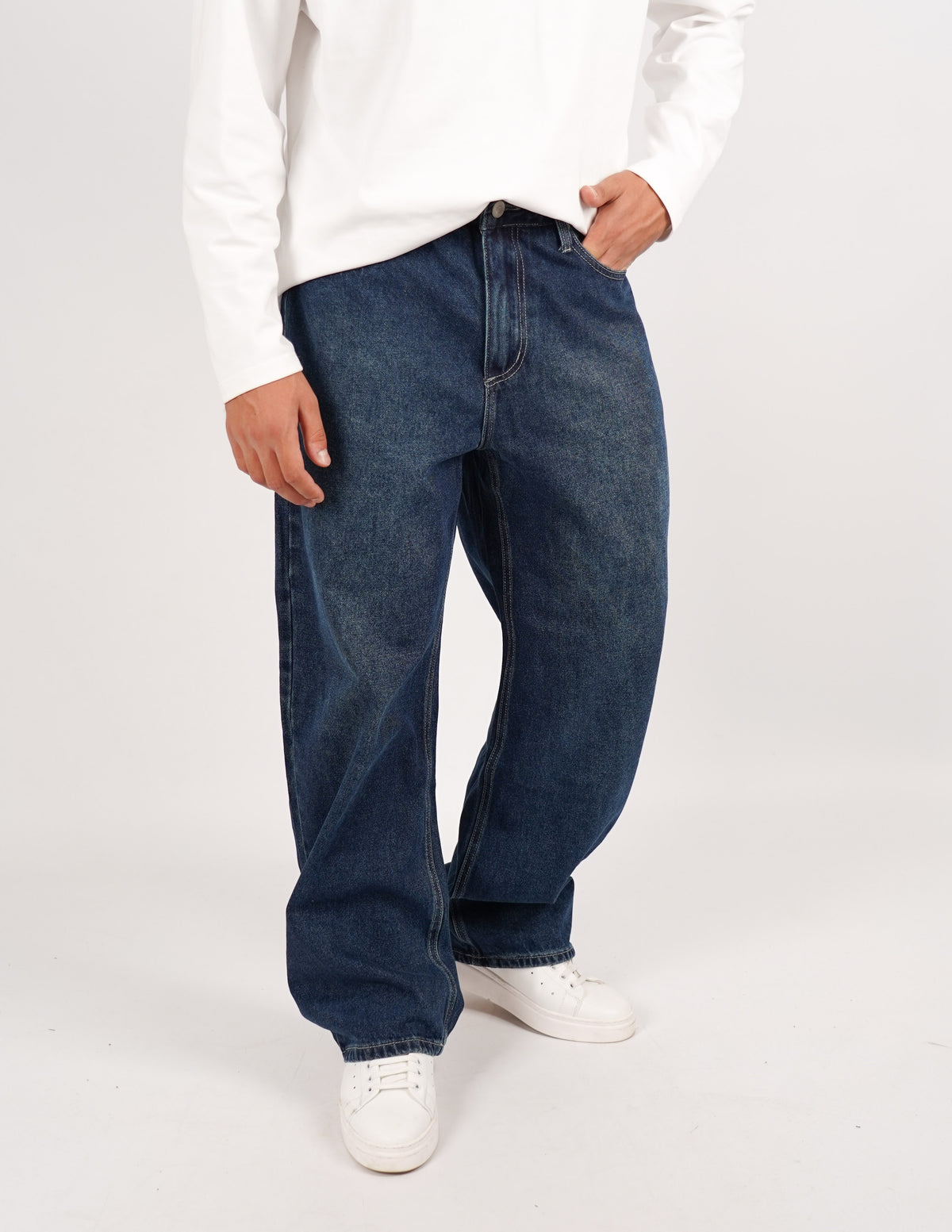 JEANS BAGGY TINTA UNITA