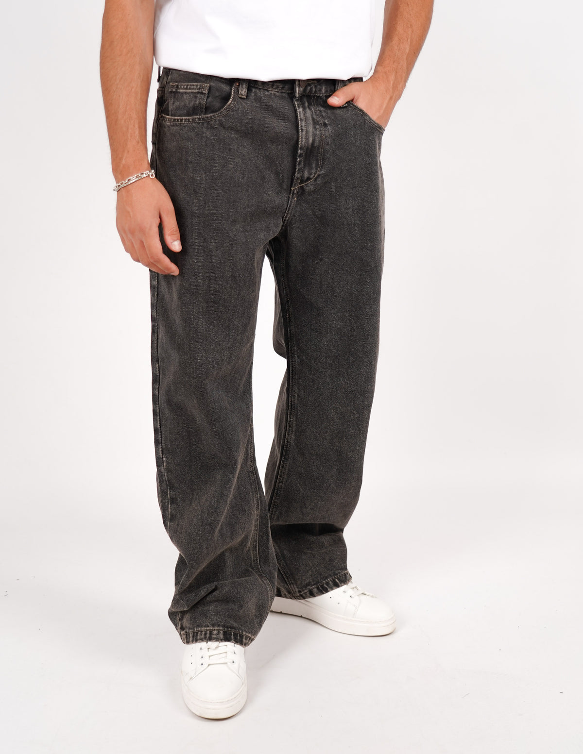 jeans cinque tasche baggy fit