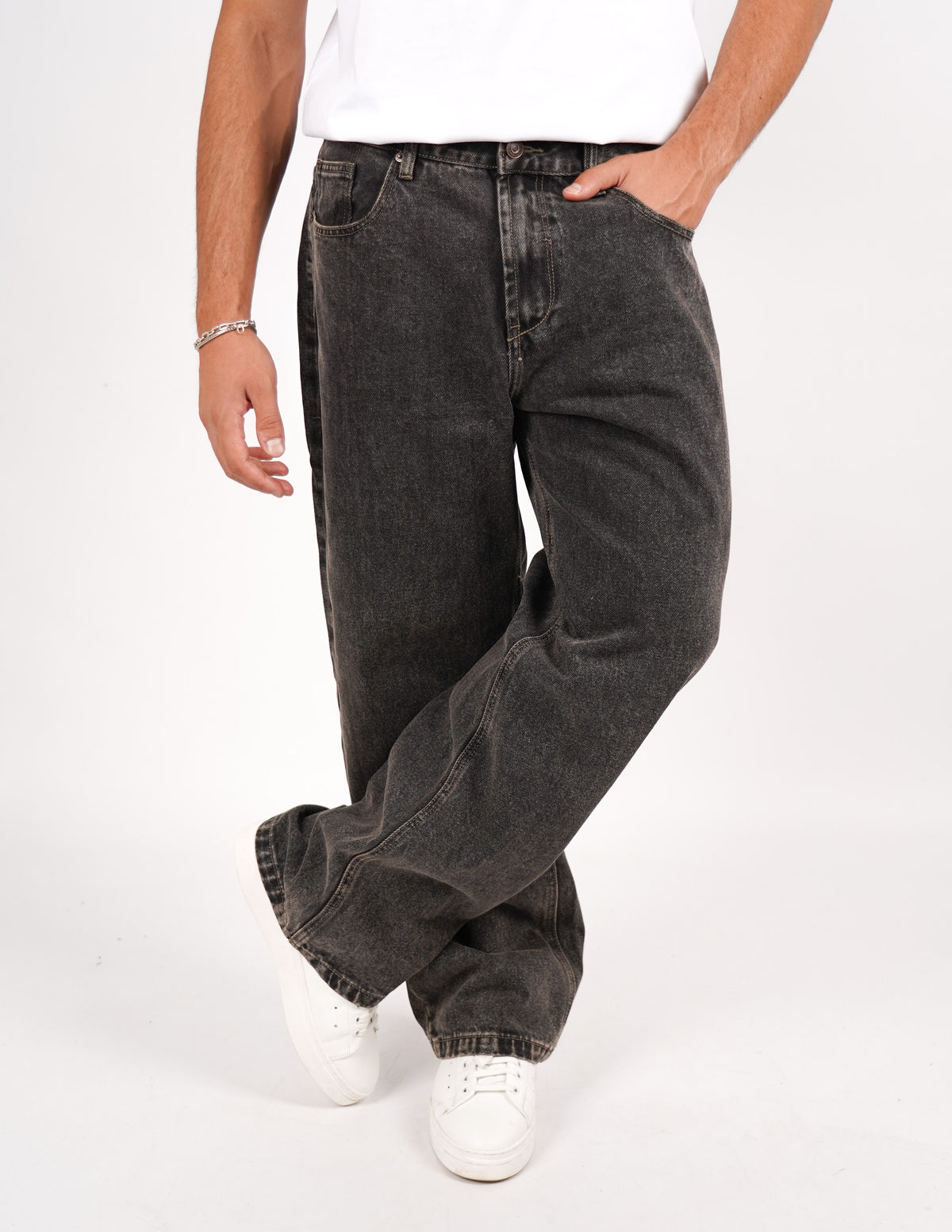 jeans cinque tasche baggy fit