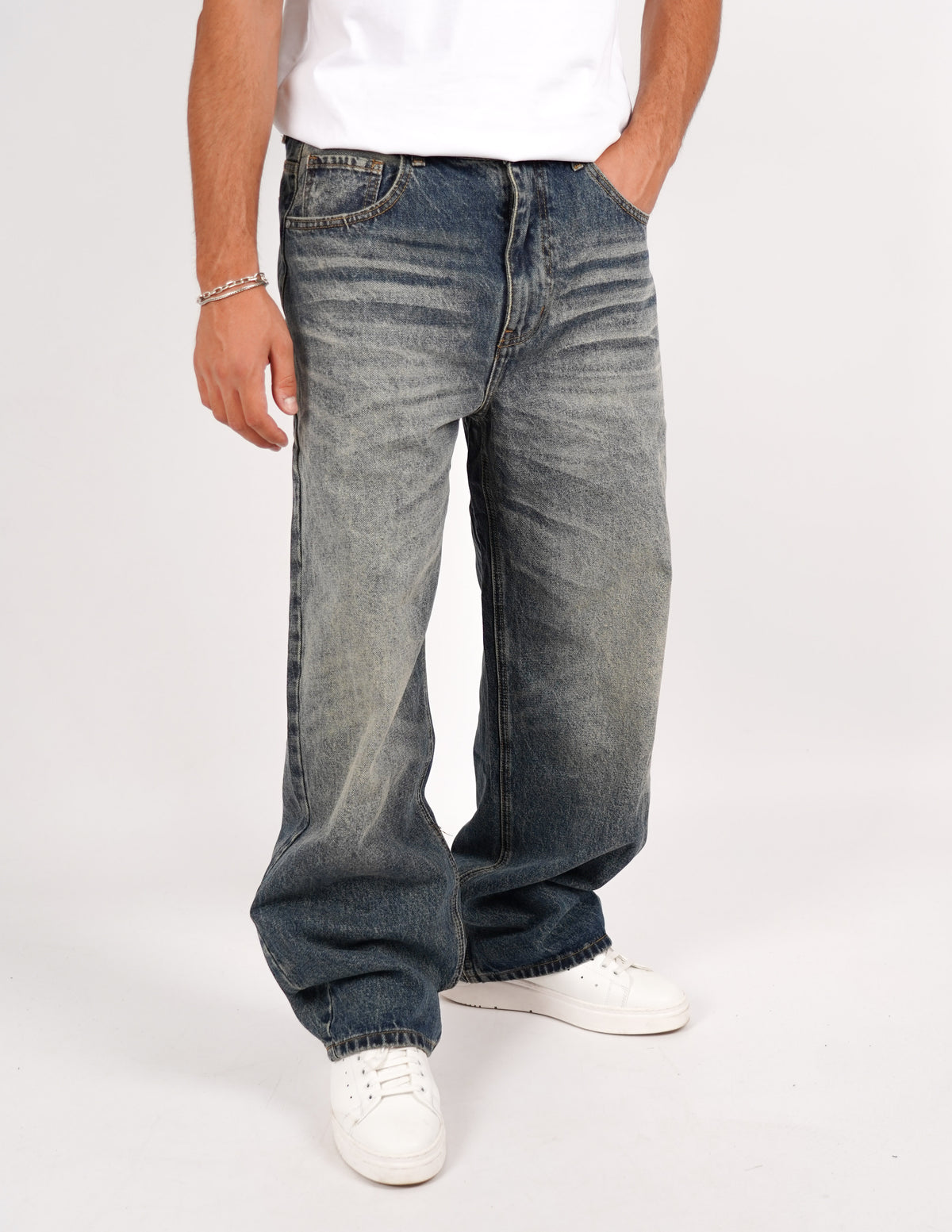 JEANS CINQUE TASCHE BAGGY FIT