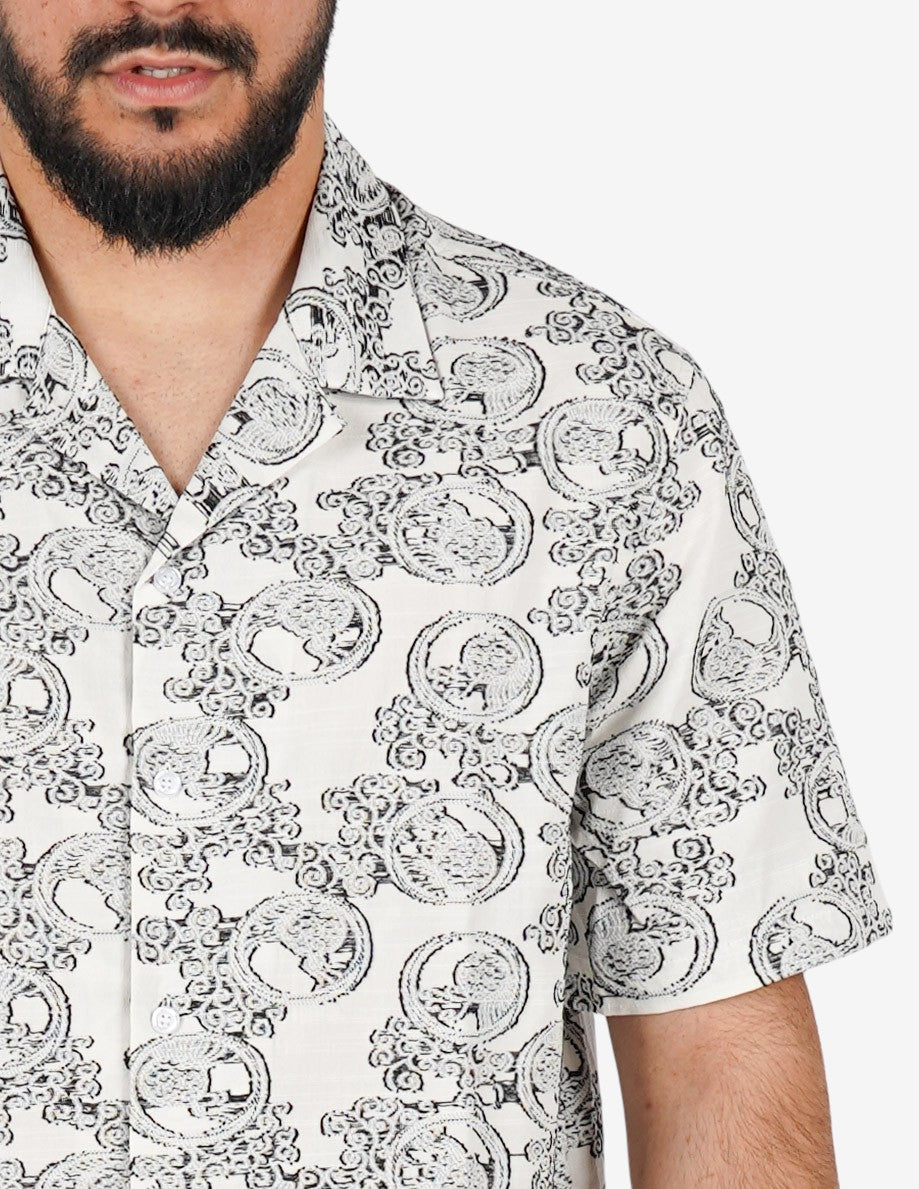 camicia strutturata manica corta