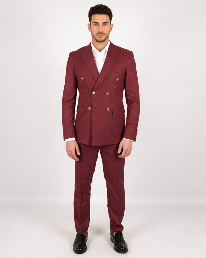 ABITO UOMO ELEGANTE con bottoni a contrasto