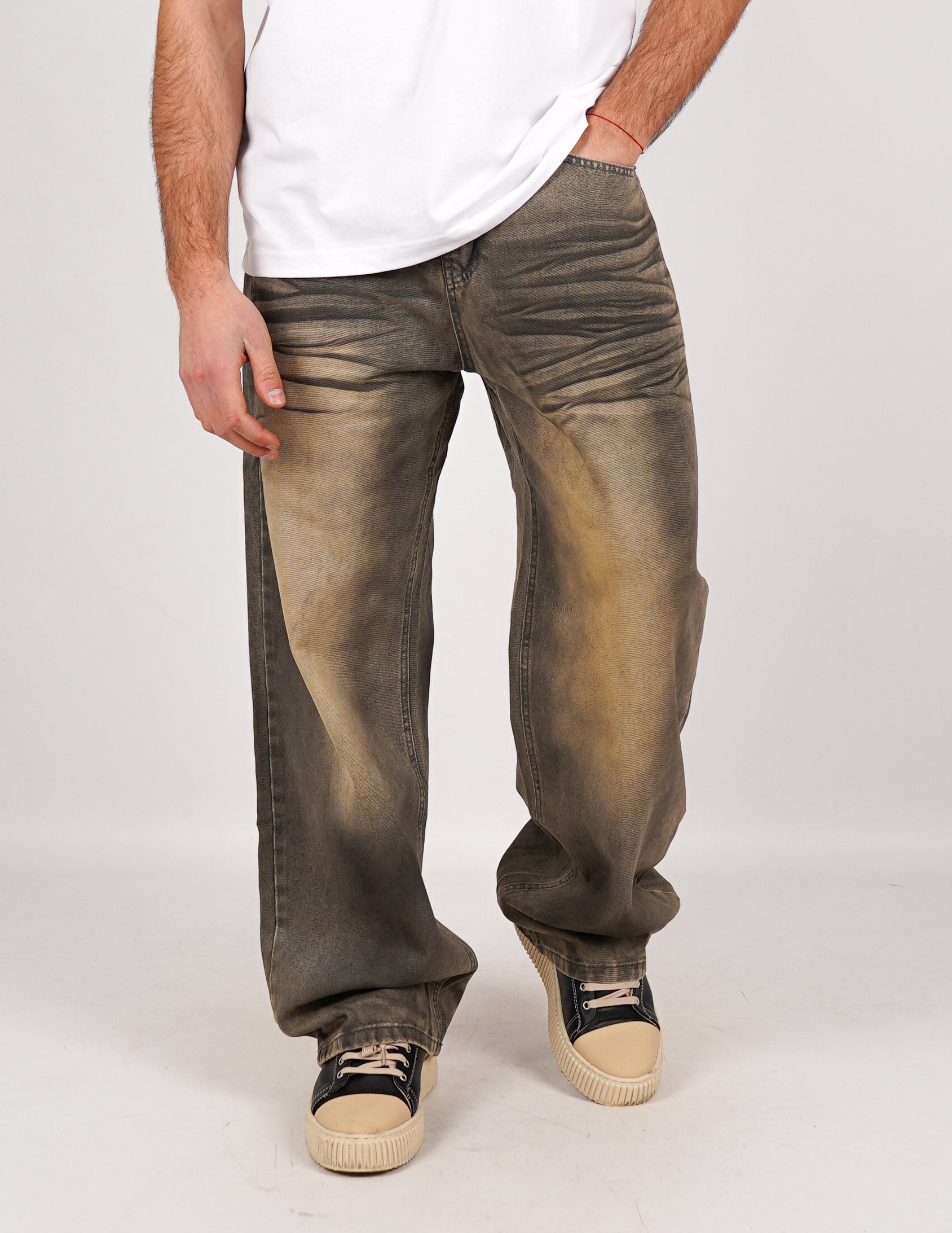 JEANS BAGGY STRUTTURATO