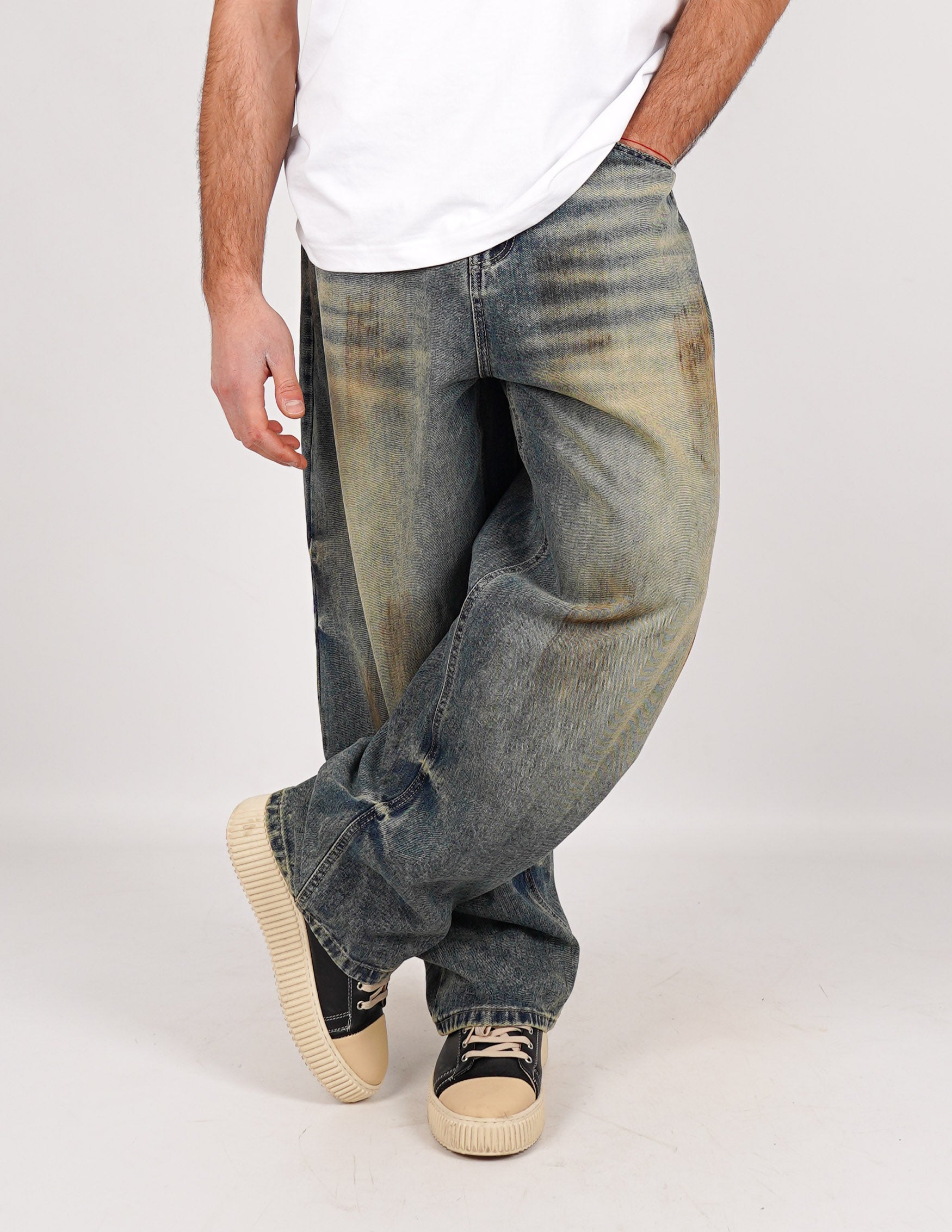 JEANS CINQUE TASCHE BALLOON