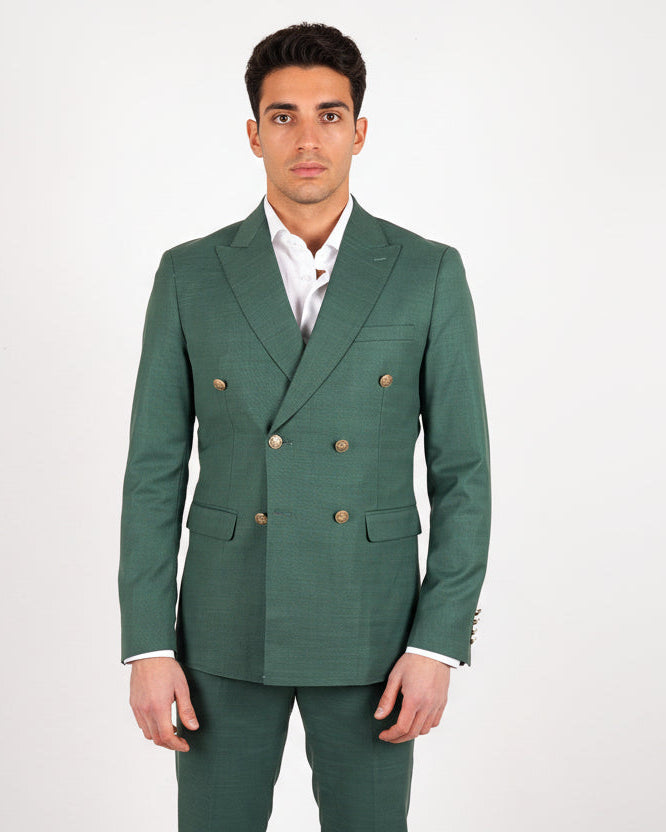 ABITO UOMO ELEGANTE con bottoni a contrasto