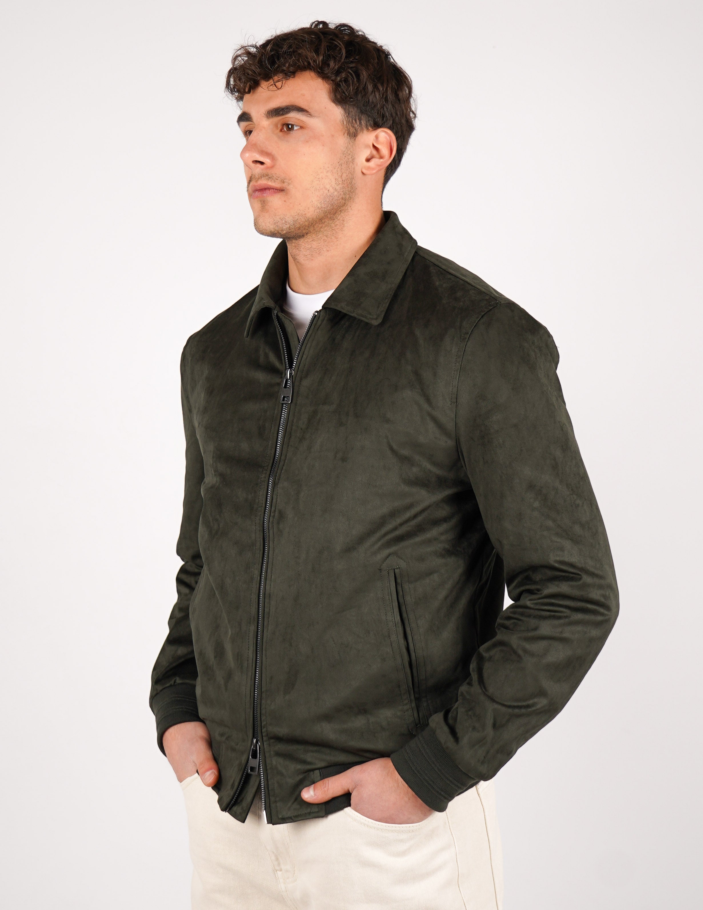 GIUBBINO LEGGERO CON COLLO