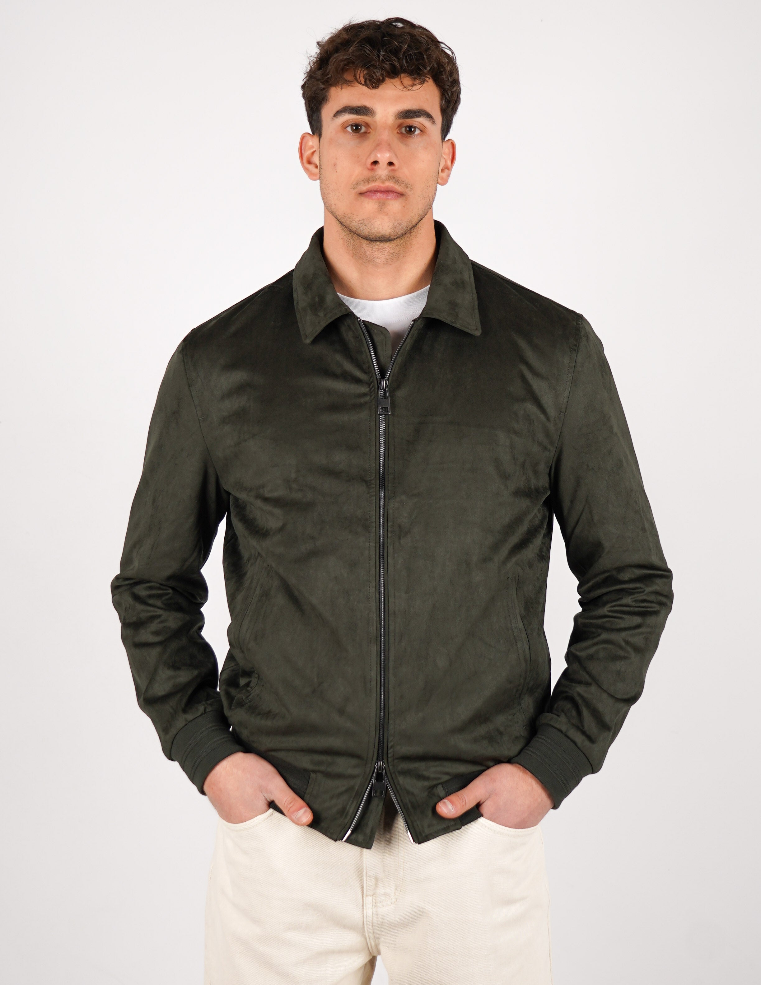 GIUBBINO LEGGERO CON COLLO