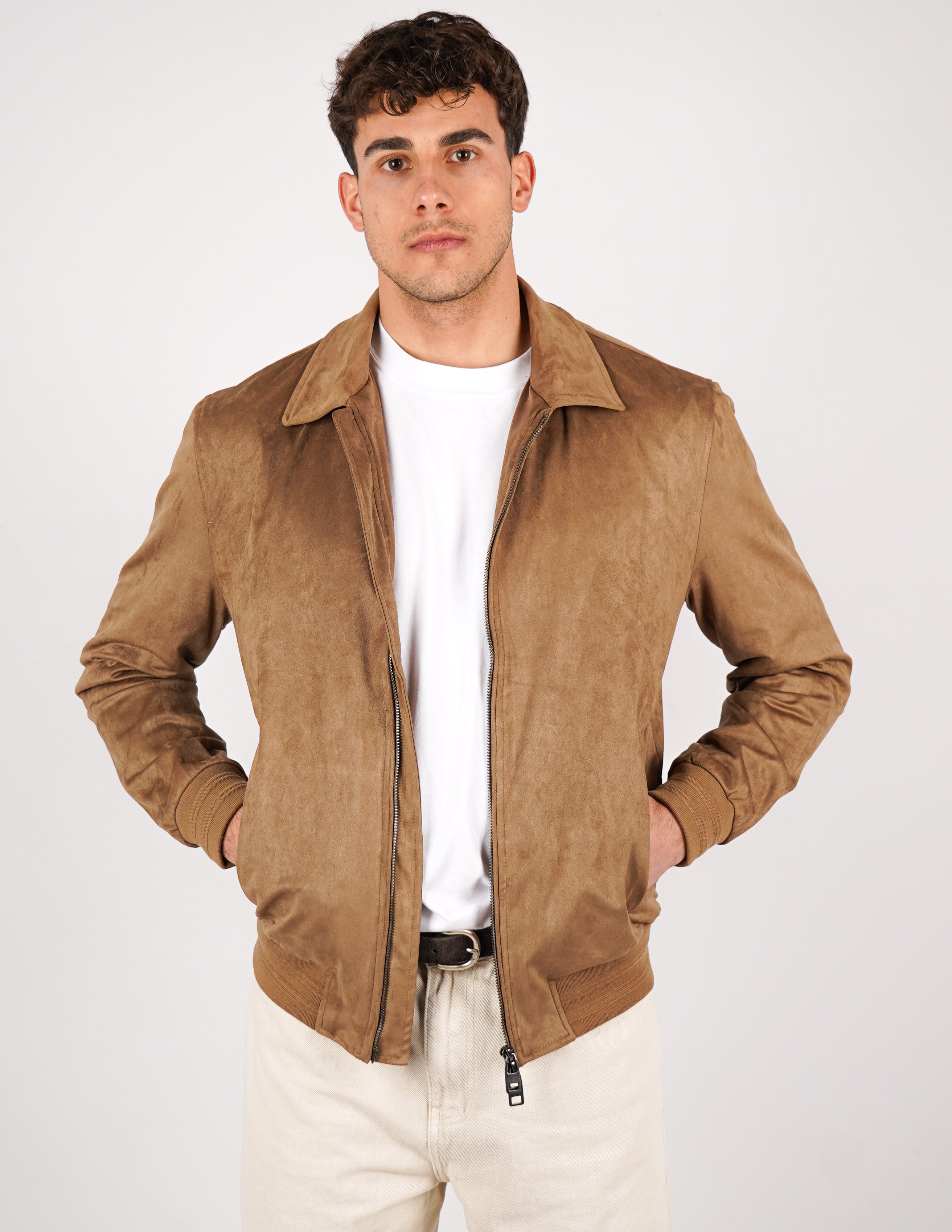 GIUBBINO LEGGERO CON COLLO