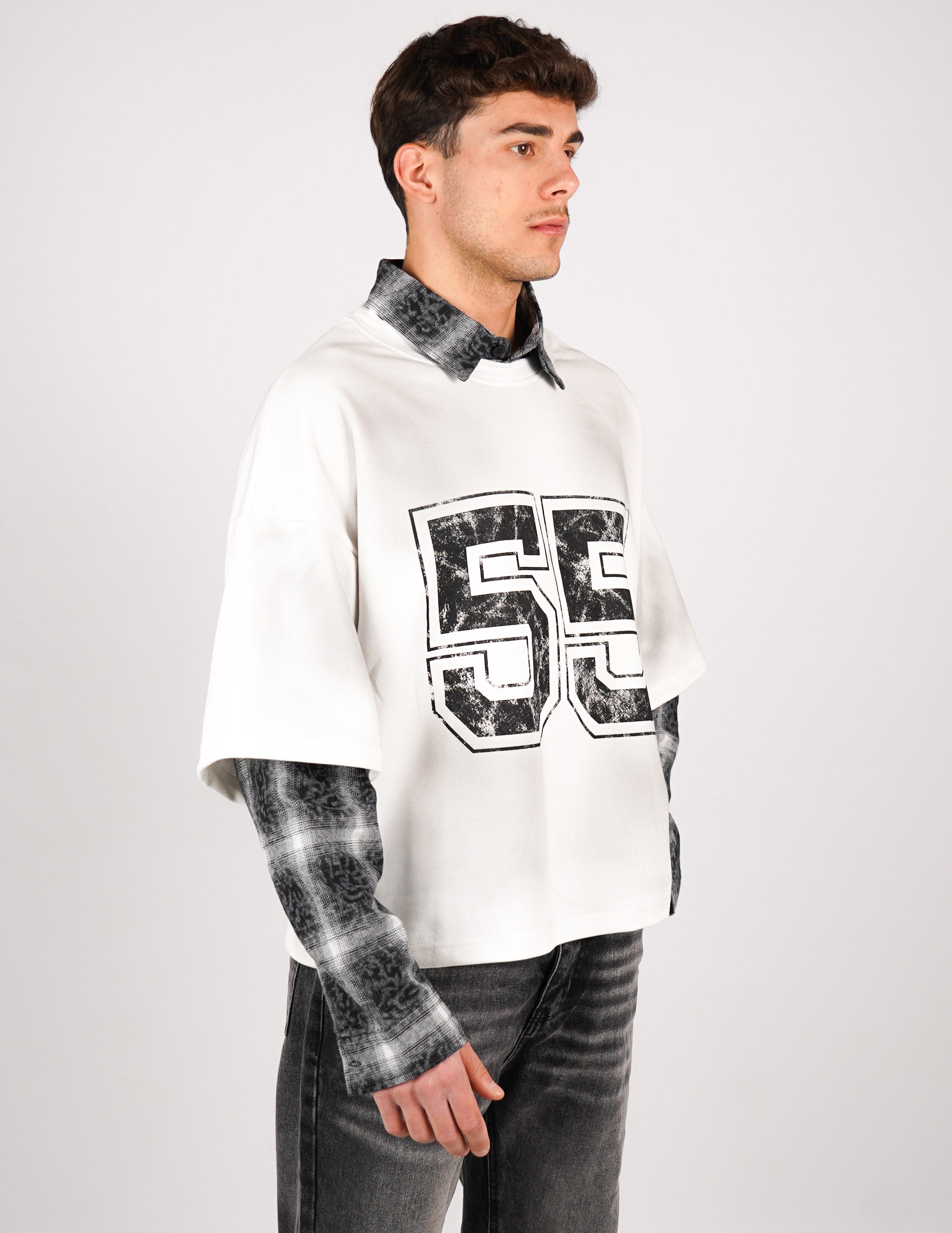 MAGLIETTA MANICA LUNGA CON CAMICIA