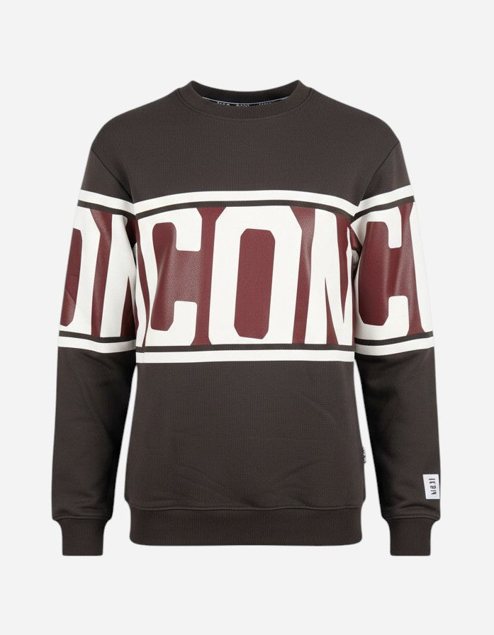 FELPA ICON GIROCOLLO LOGO GRANDE