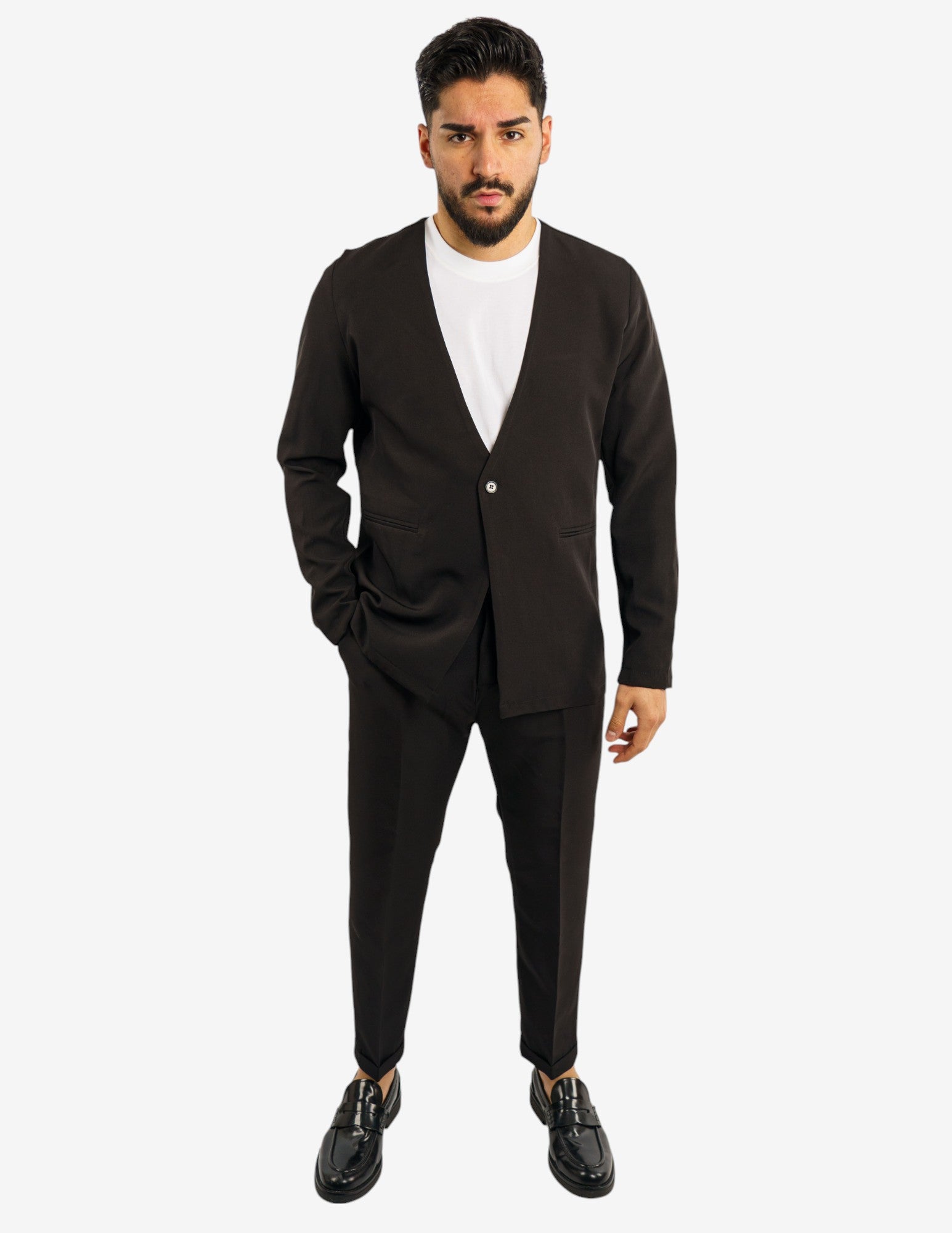 abito monopetto casual