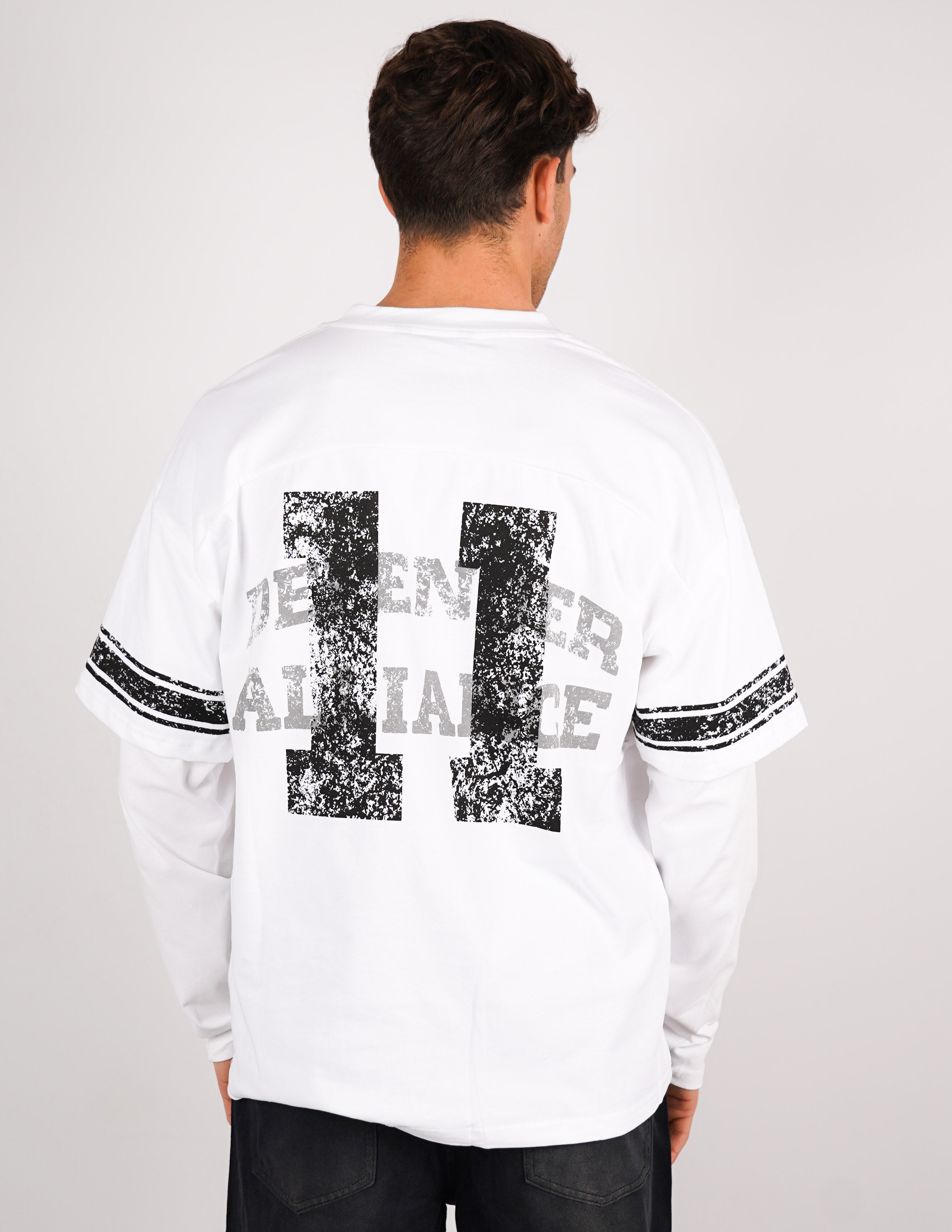 t-shirt long sleeve con stampa