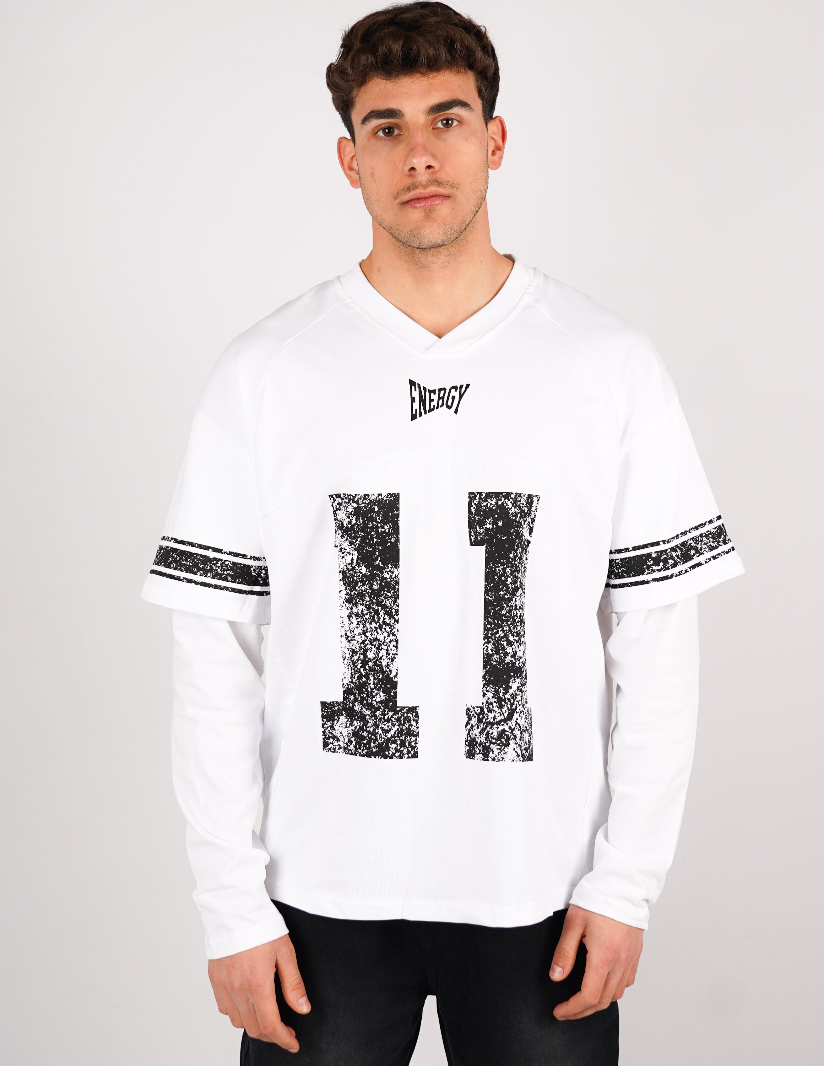 t-shirt long sleeve con stampa