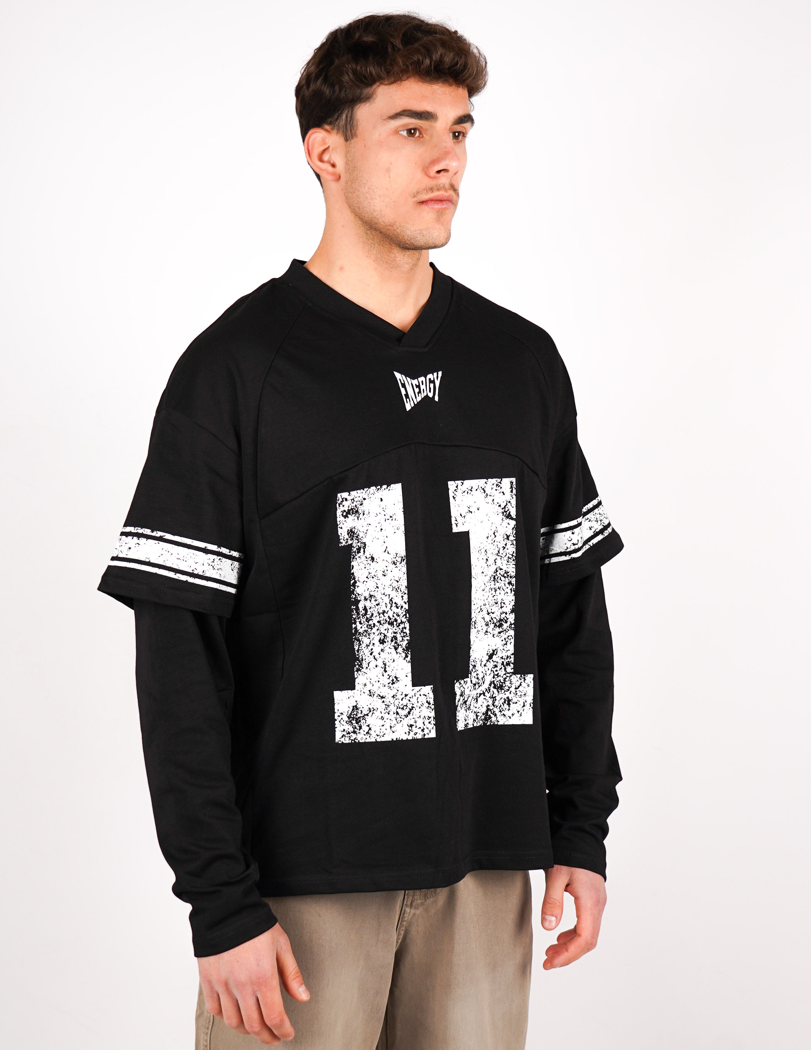 t-shirt long sleeve con stampa