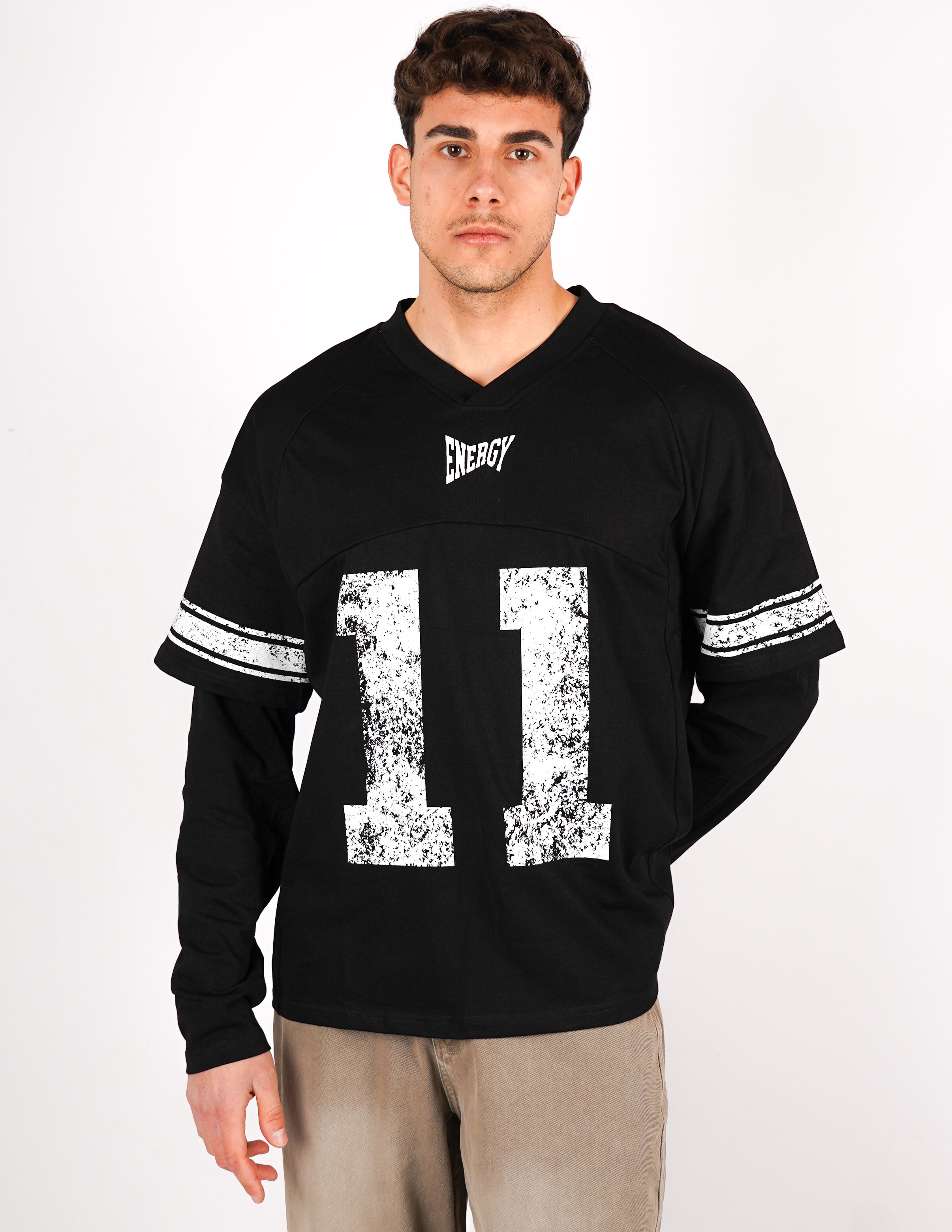 t-shirt long sleeve con stampa