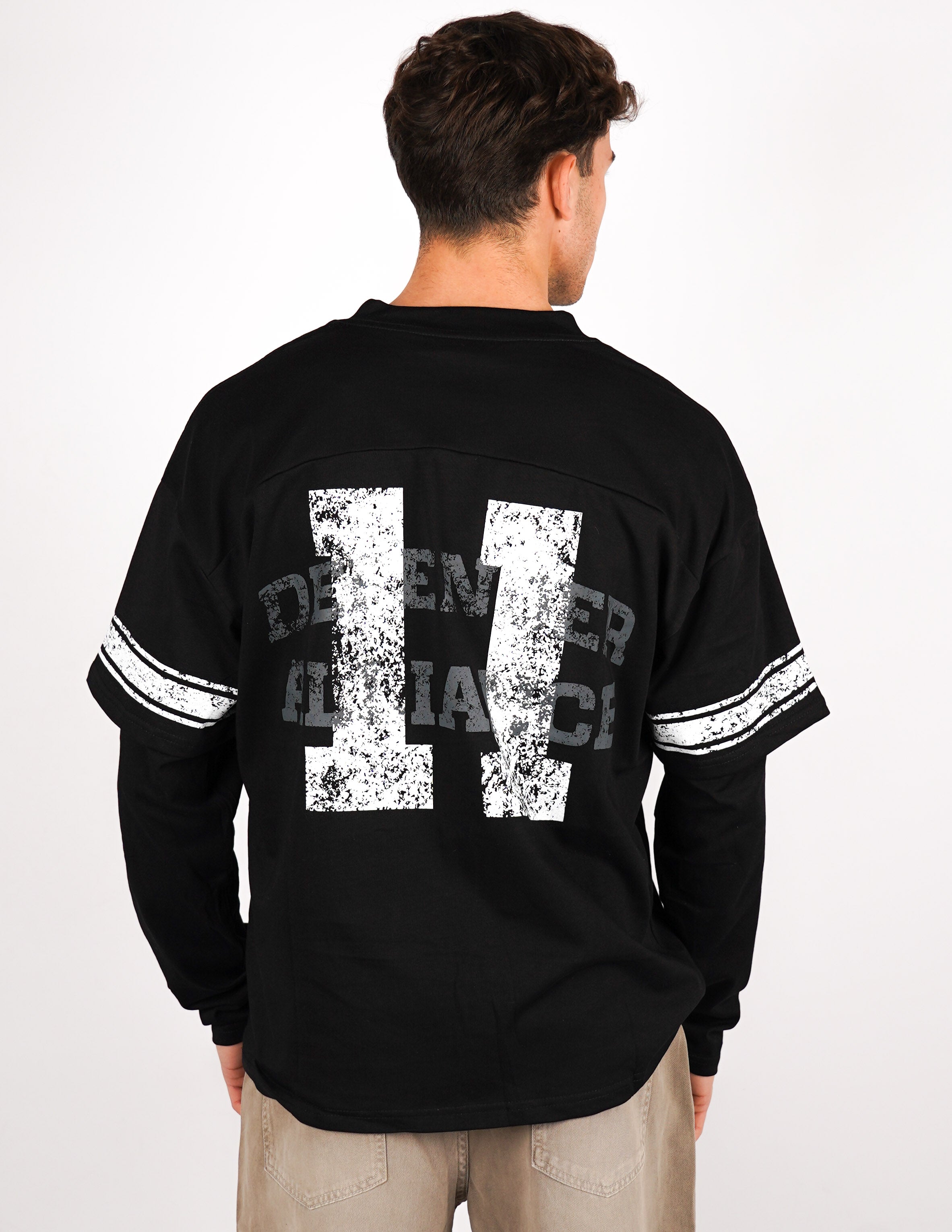 t-shirt long sleeve con stampa