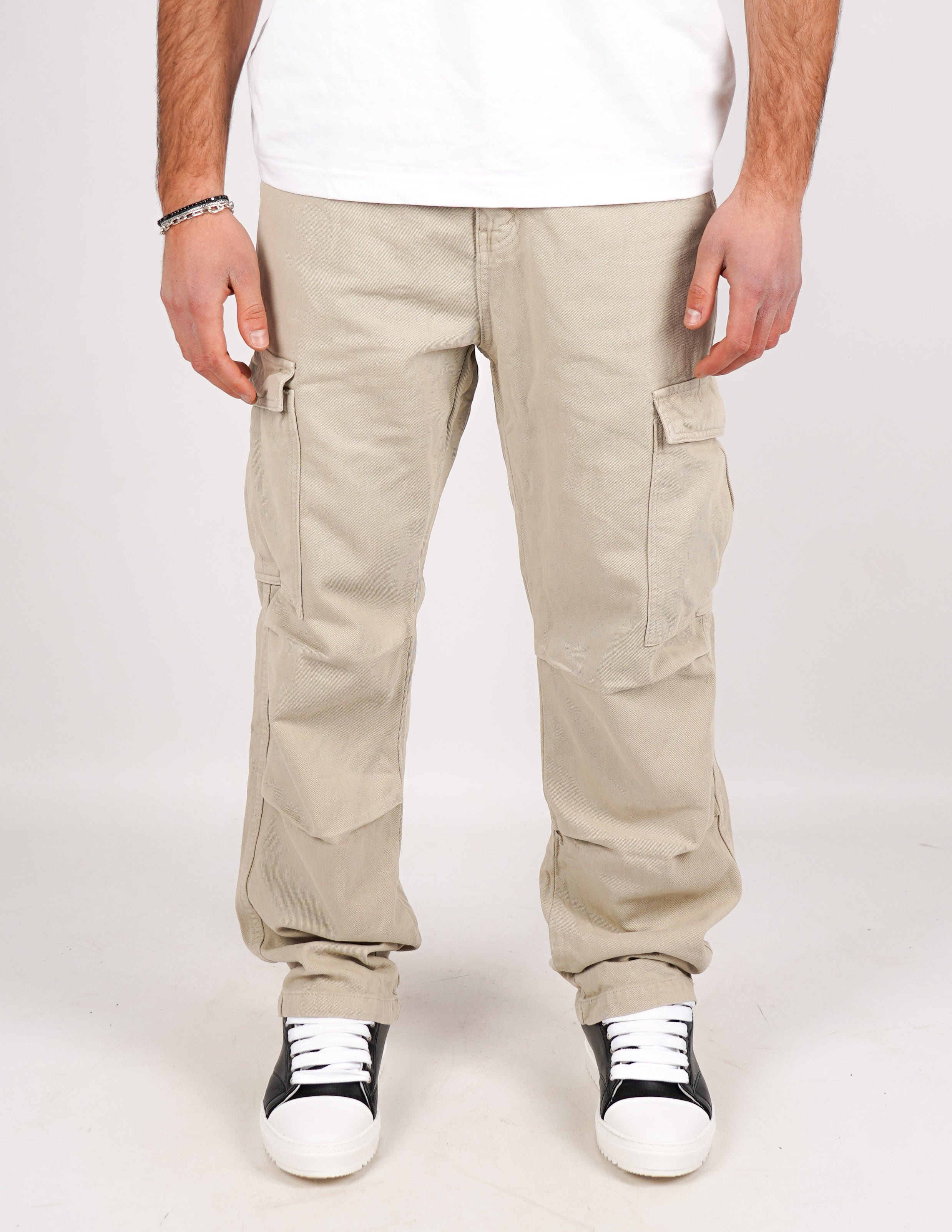 JEANS CARGO TINTA UNITA
