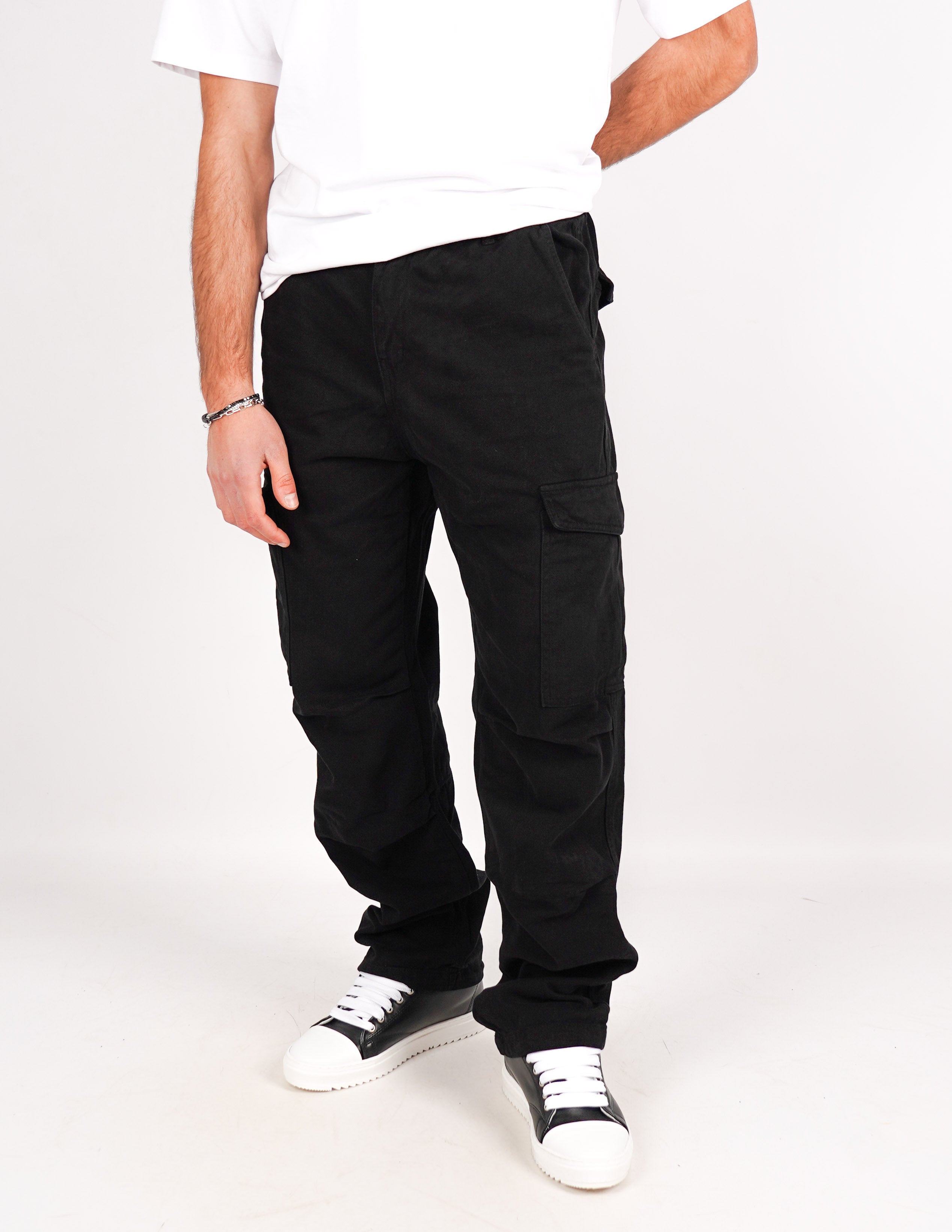 JEANS CARGO TINTA UNITA