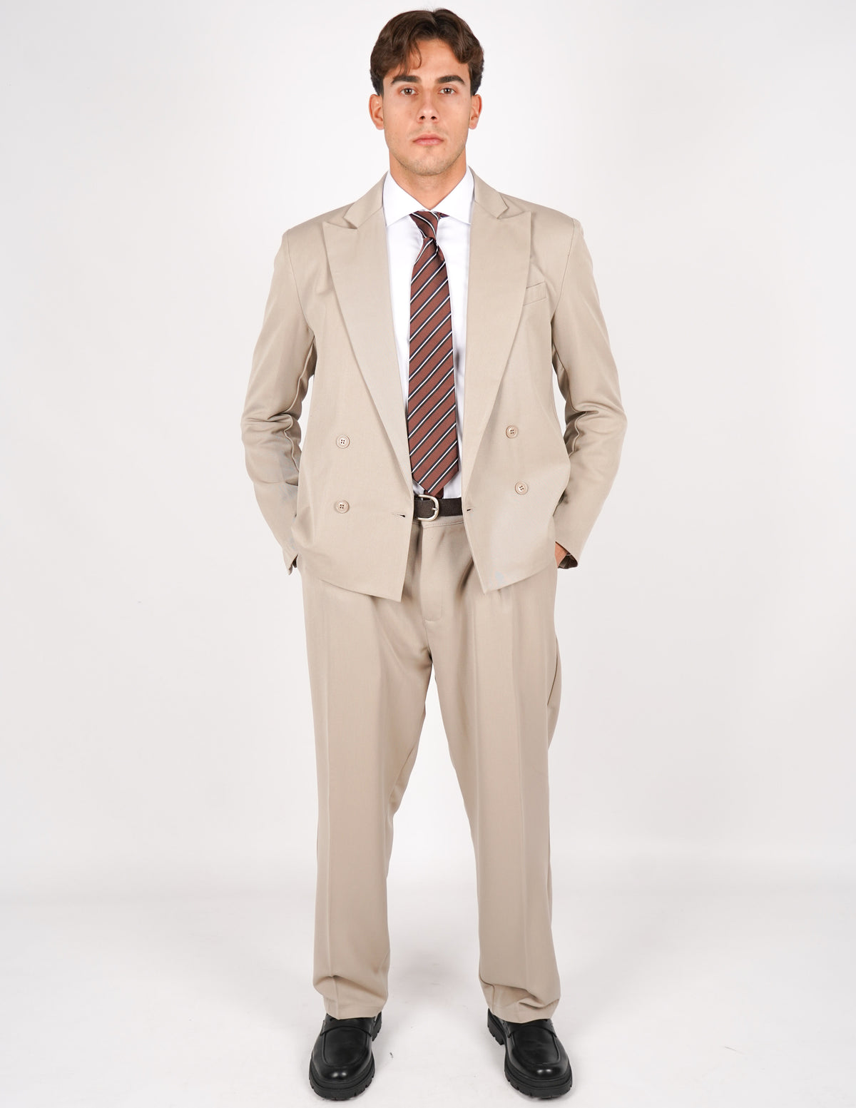 abito doppiopetto elegante crop fit