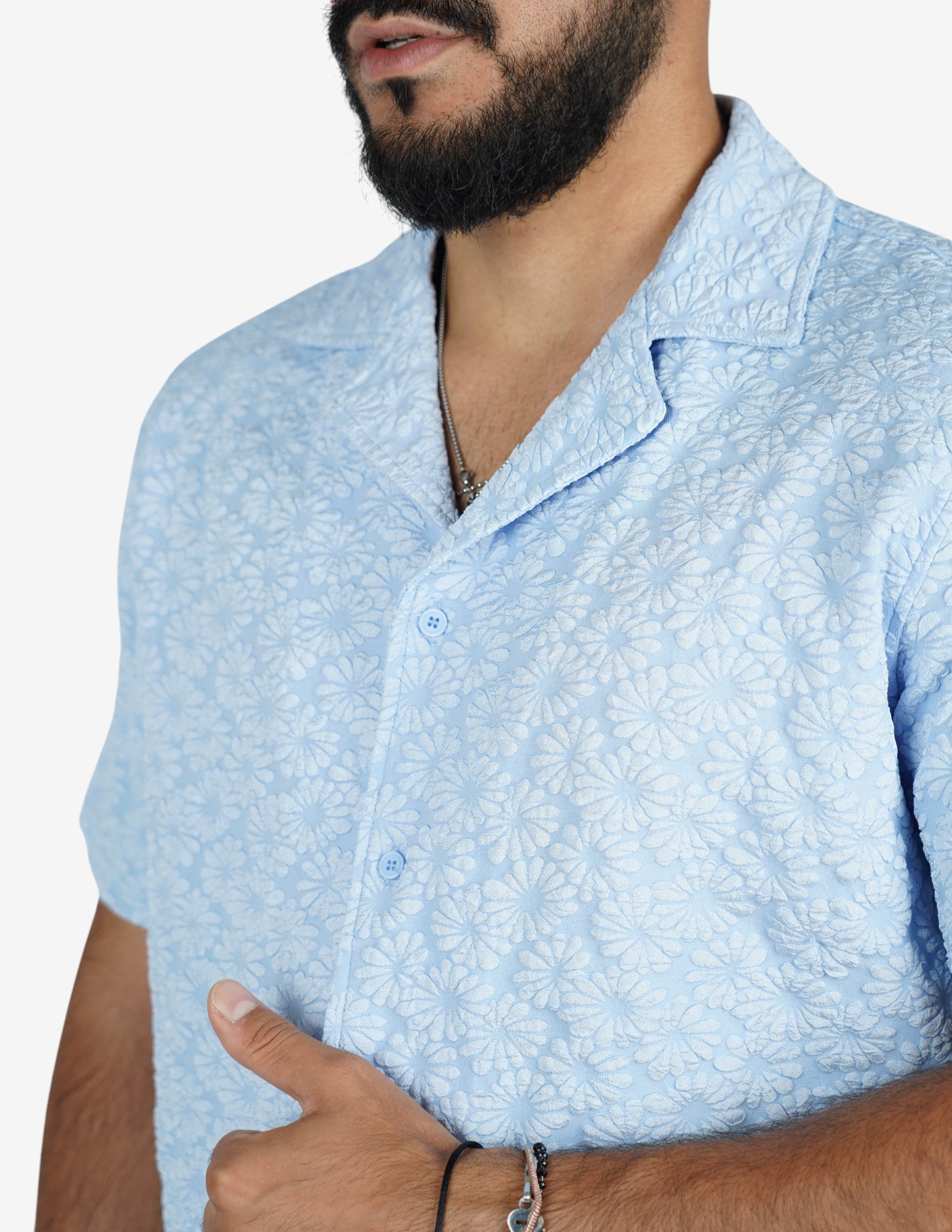camicia manica corta strutturata
