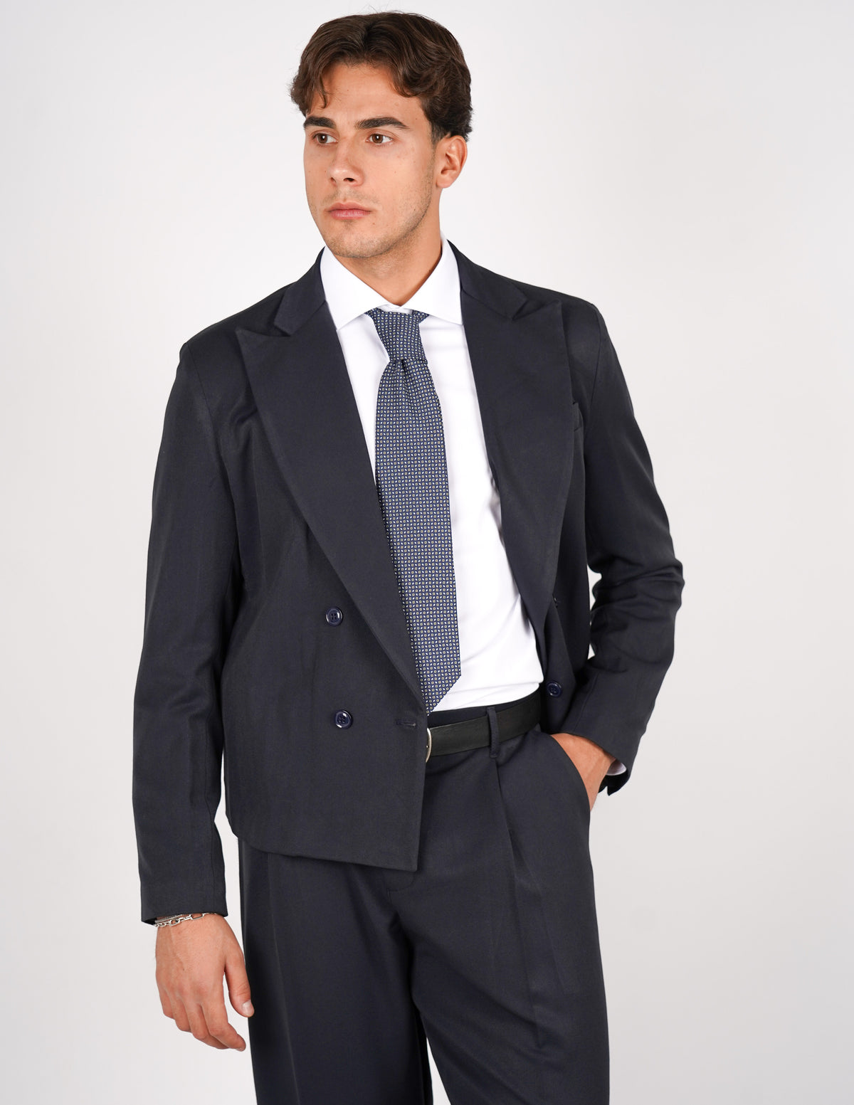 abito doppiopetto elegante crop fit