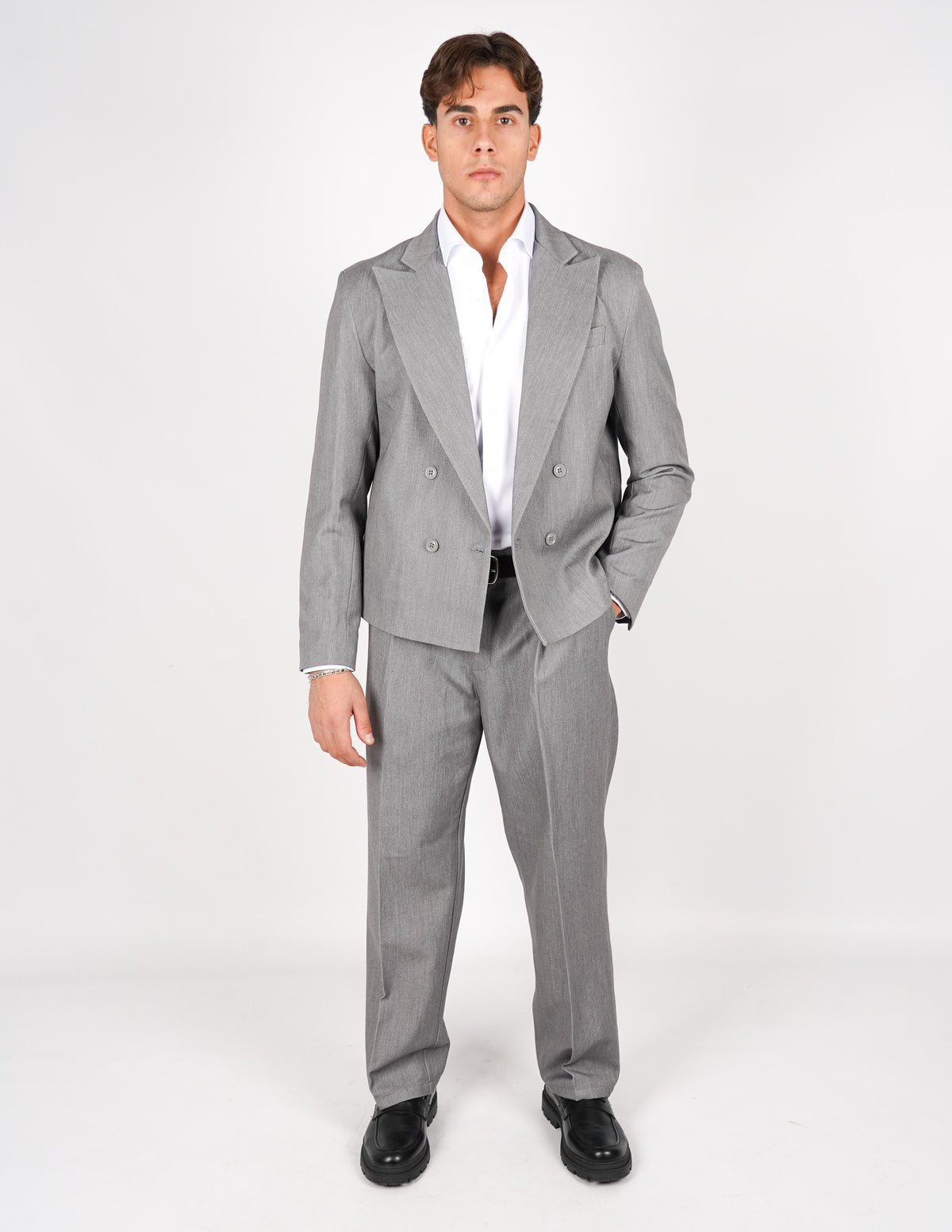 abito doppiopetto elegante crop fit