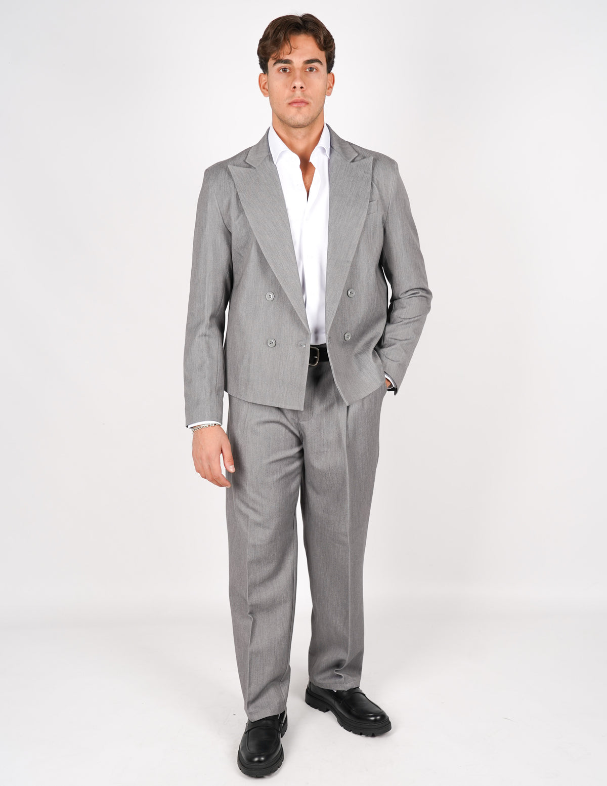 abito doppiopetto elegante crop fit