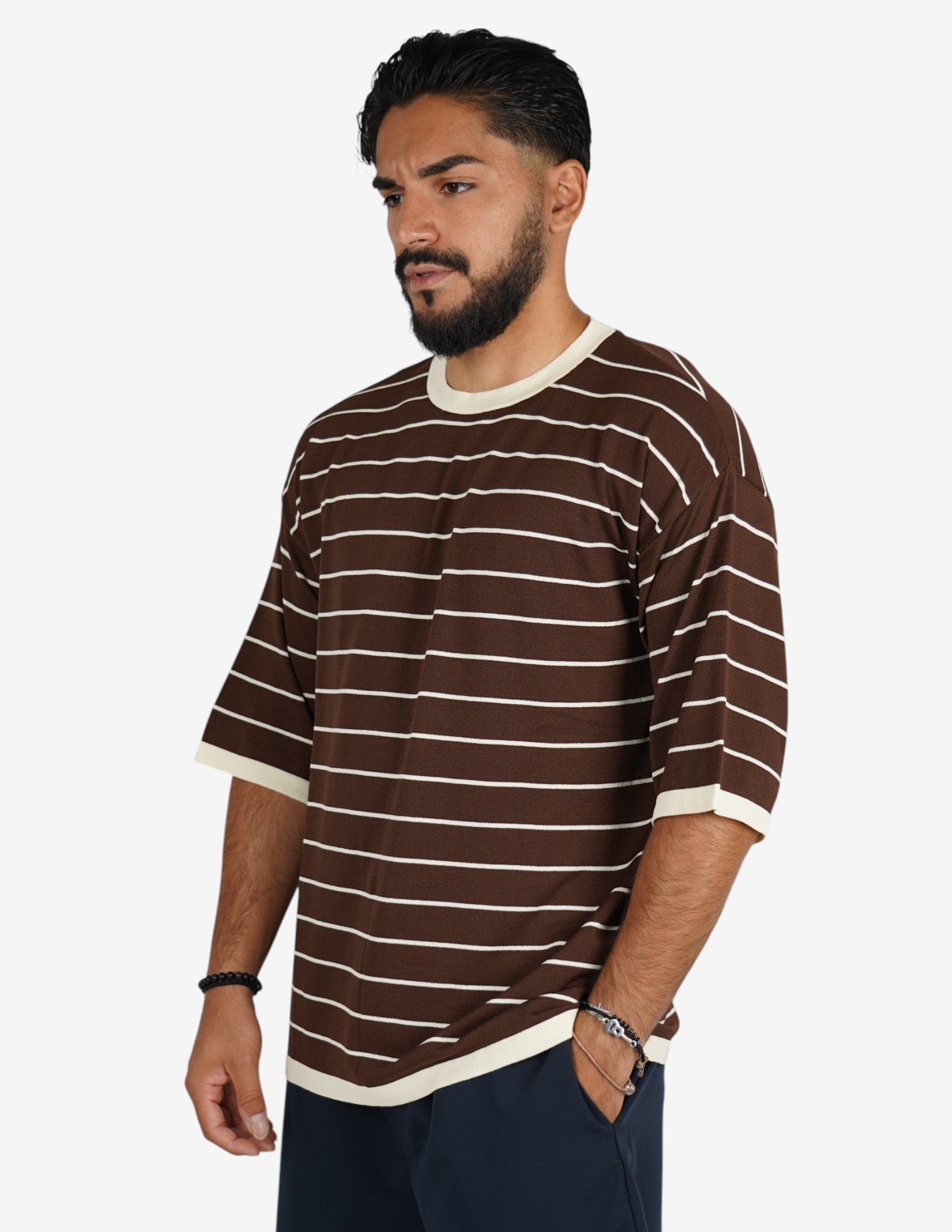 t-shirt cotone rigata