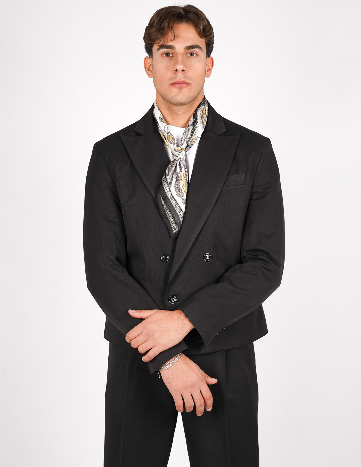 abito doppiopetto elegante crop fit