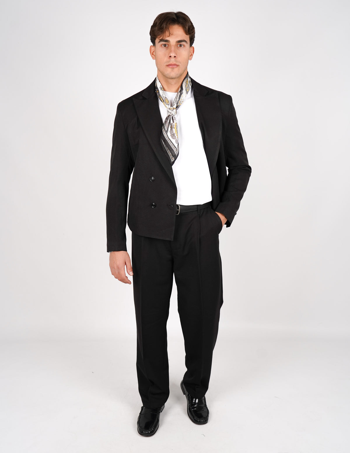 abito doppiopetto elegante crop fit